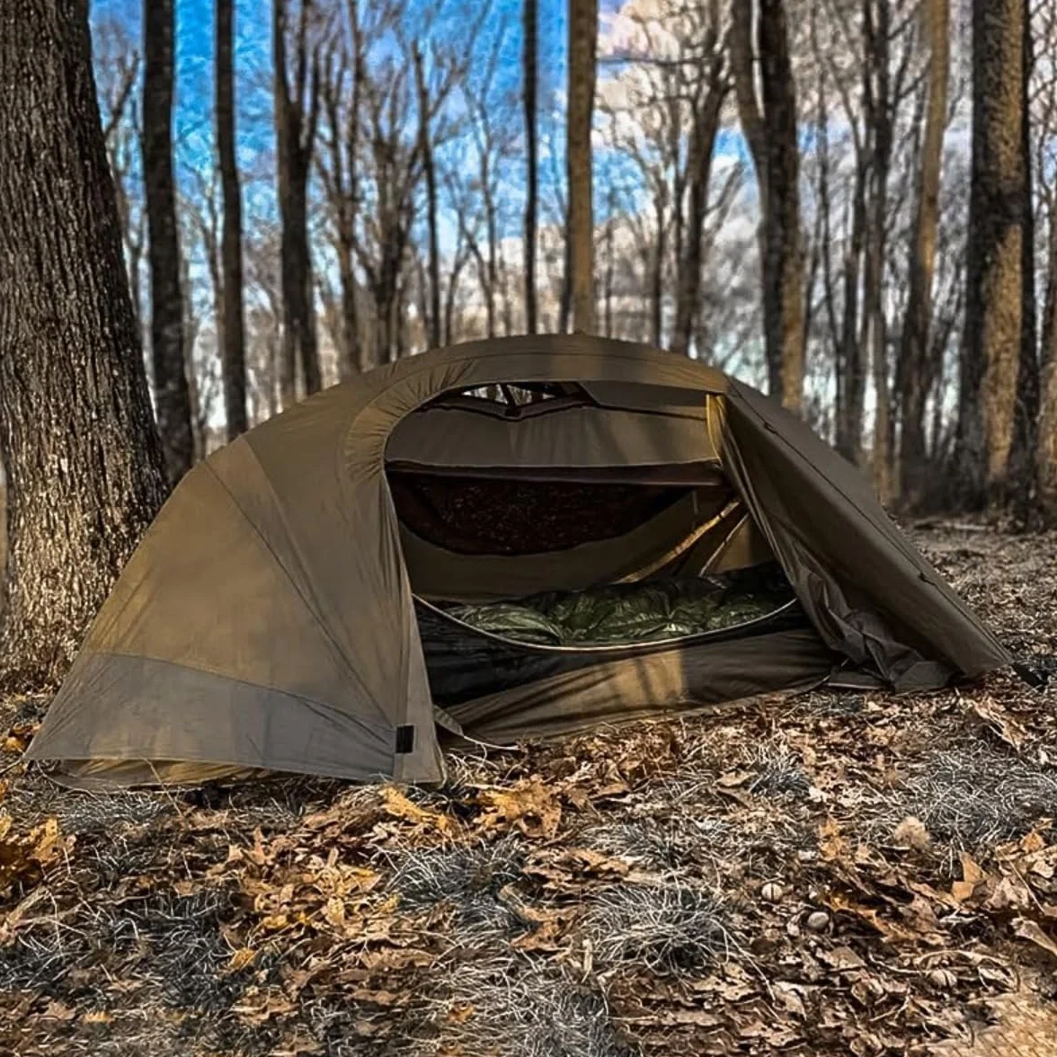 Easy Set Up Ultralight Bivy Tent for Camping, 1 Person Pop Up Backpacking Tent for Camping/bivy/Hiking, Waterproof & Mosquito Proof Outdoor Shelter