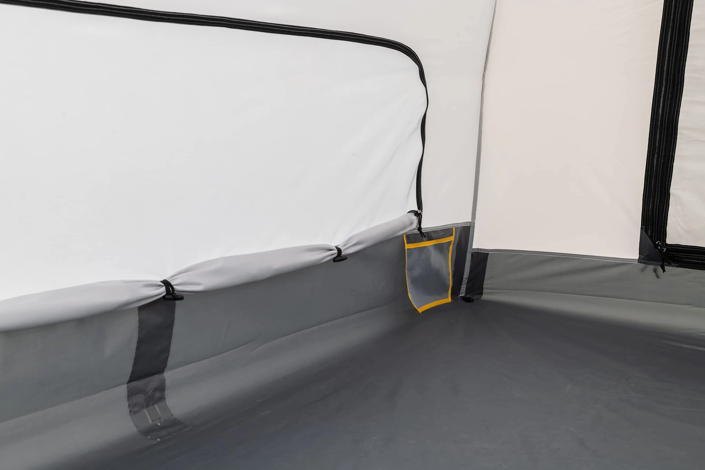 Camping Glacier 4-Person Tent, Free-Standing Cabin Style with Full Coverage Fly