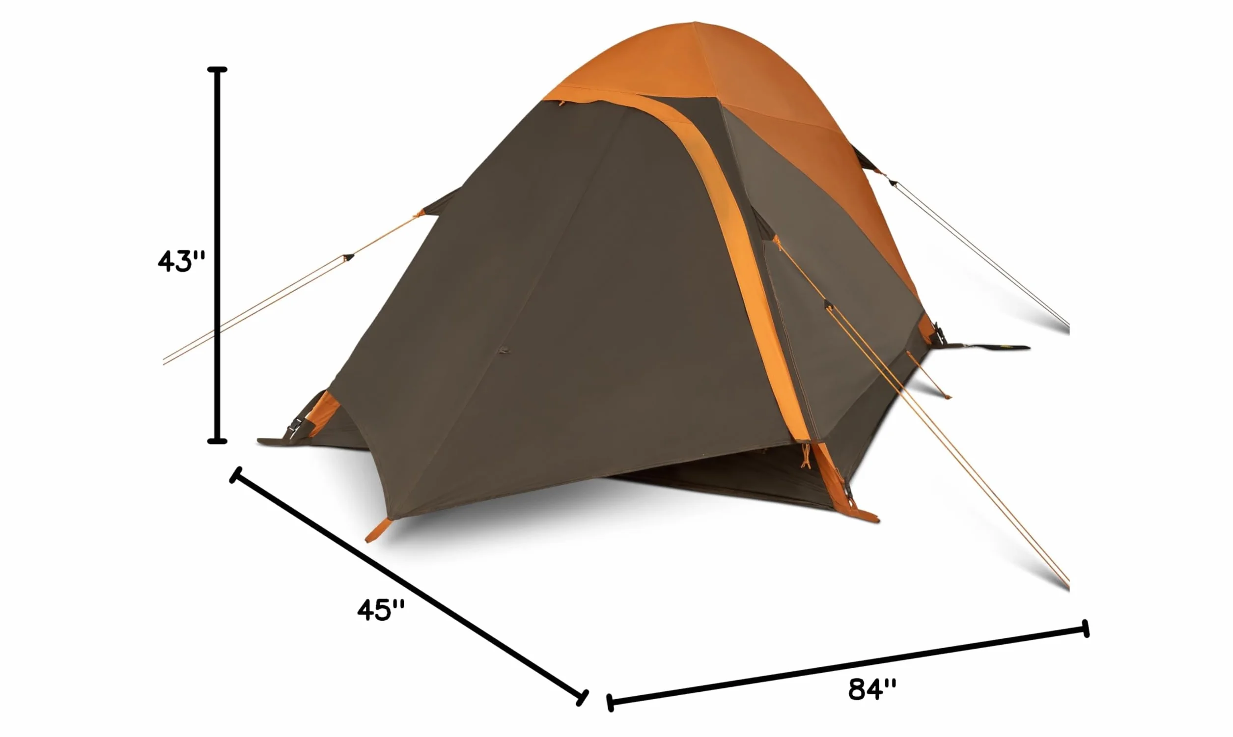 Grand Mesa 2P or 4P Backpacking Tent – 3 Season Camping, Thru Hiking Shelter, Aluminum Pole Frame, Single Door + Vestibule Model