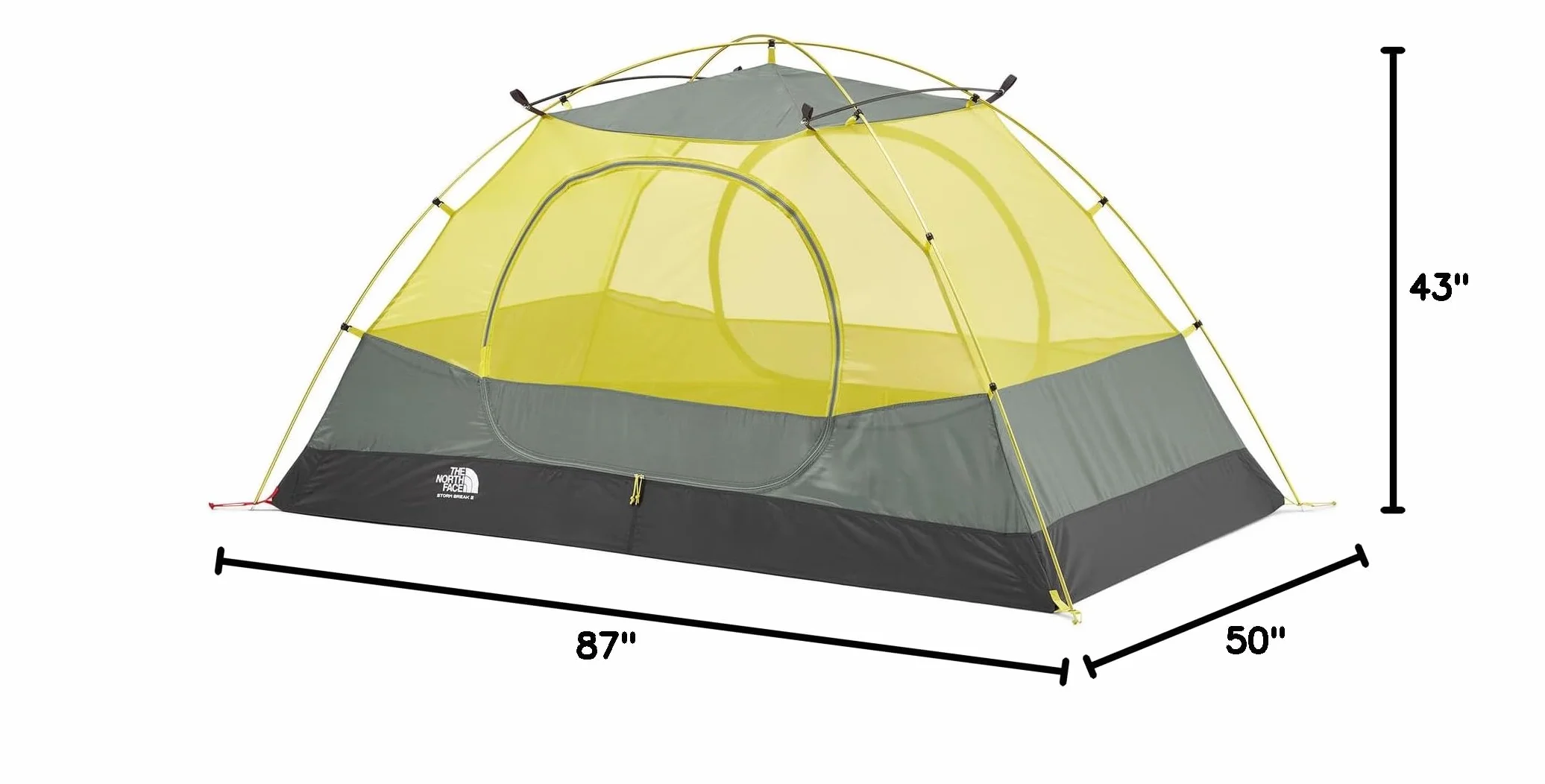 Tents Stormbreak 2 Two-Person Camping Tent | High Low Ventilation Openings for Optimal Airflow, Water Repellent Finish