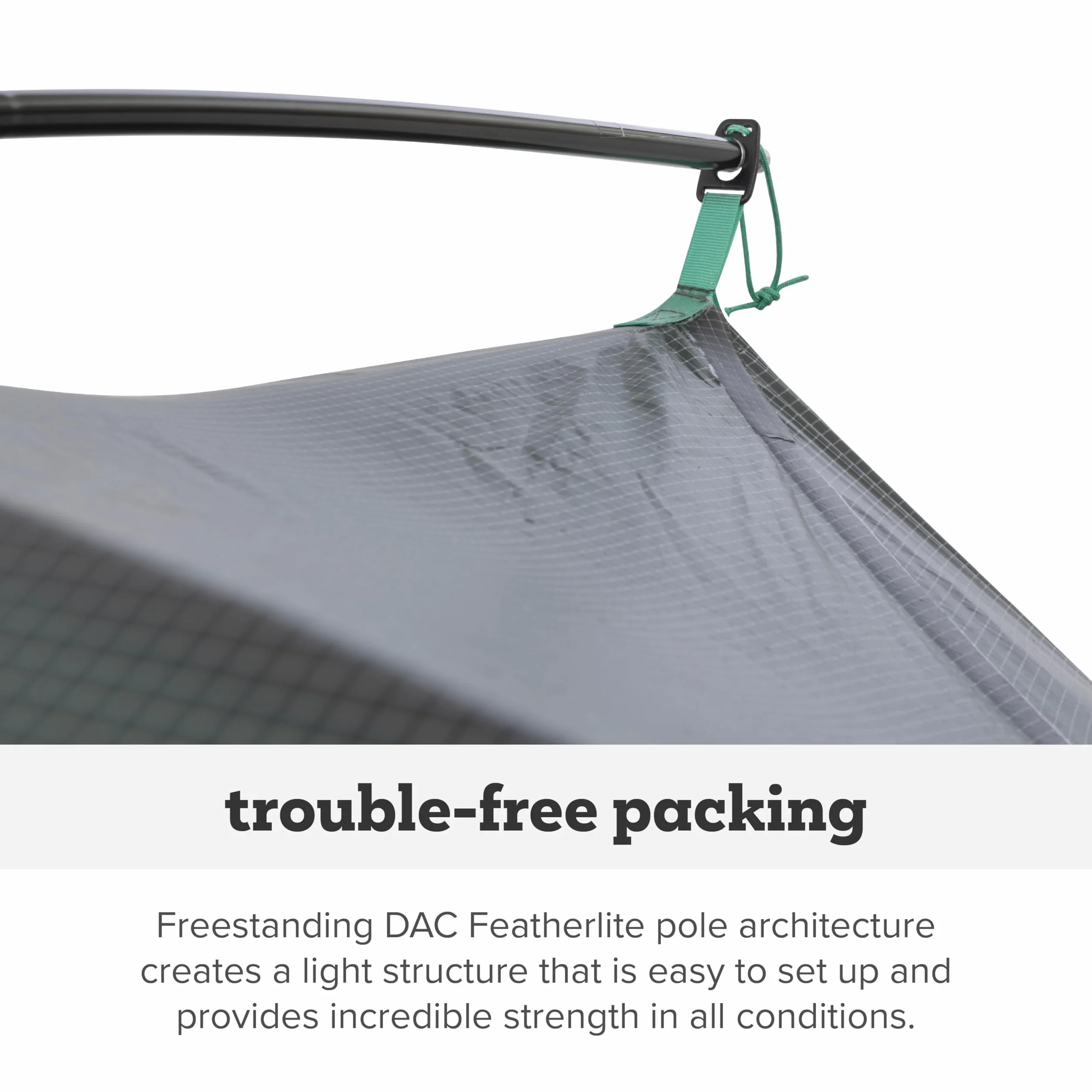 Sarvis VST - Backpacking Tent | Ultralight waterproof 3-season design with fabric and a stable single-pole setup for camping