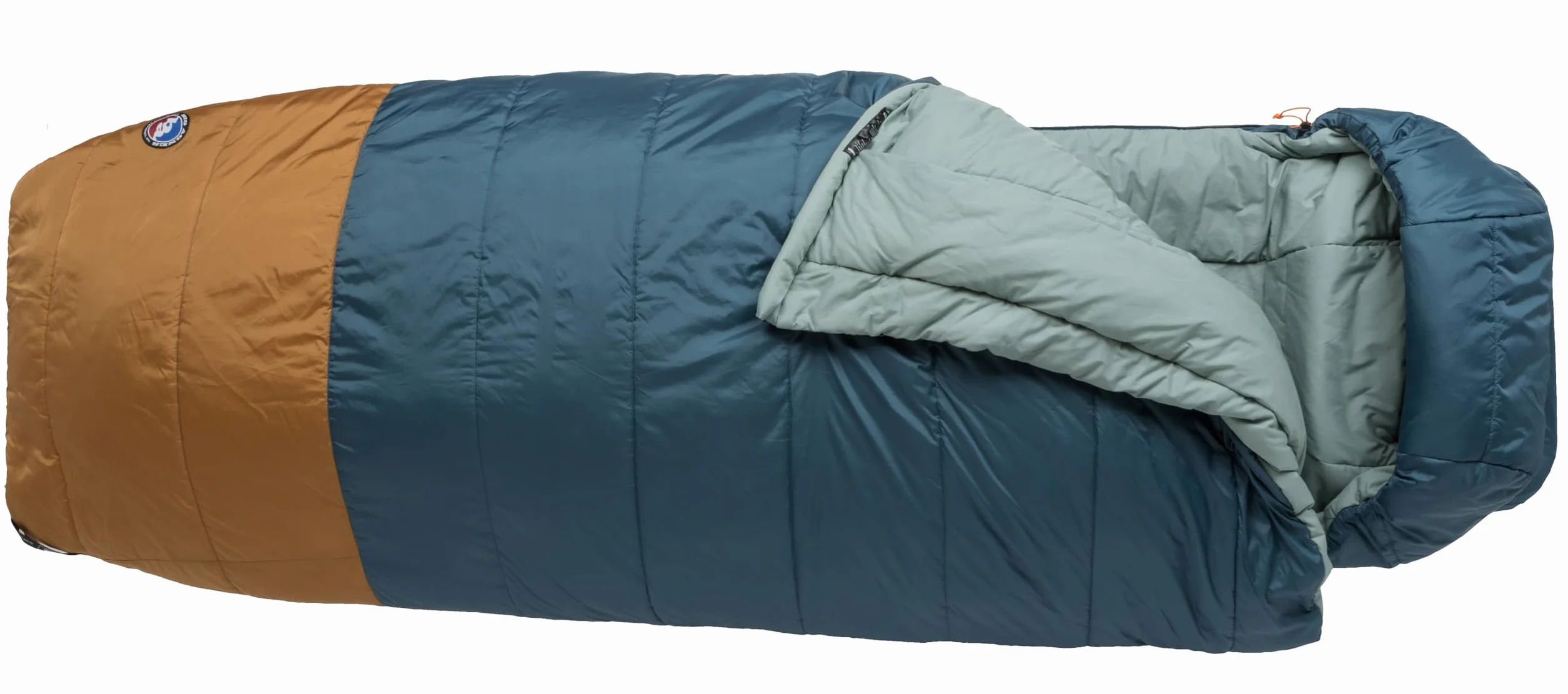 Echo Park - Camping Sleeping Bag | Extra-roomy design with Padlok system, Pillow Barn, draft collar and synthetic insulation for camping comfort