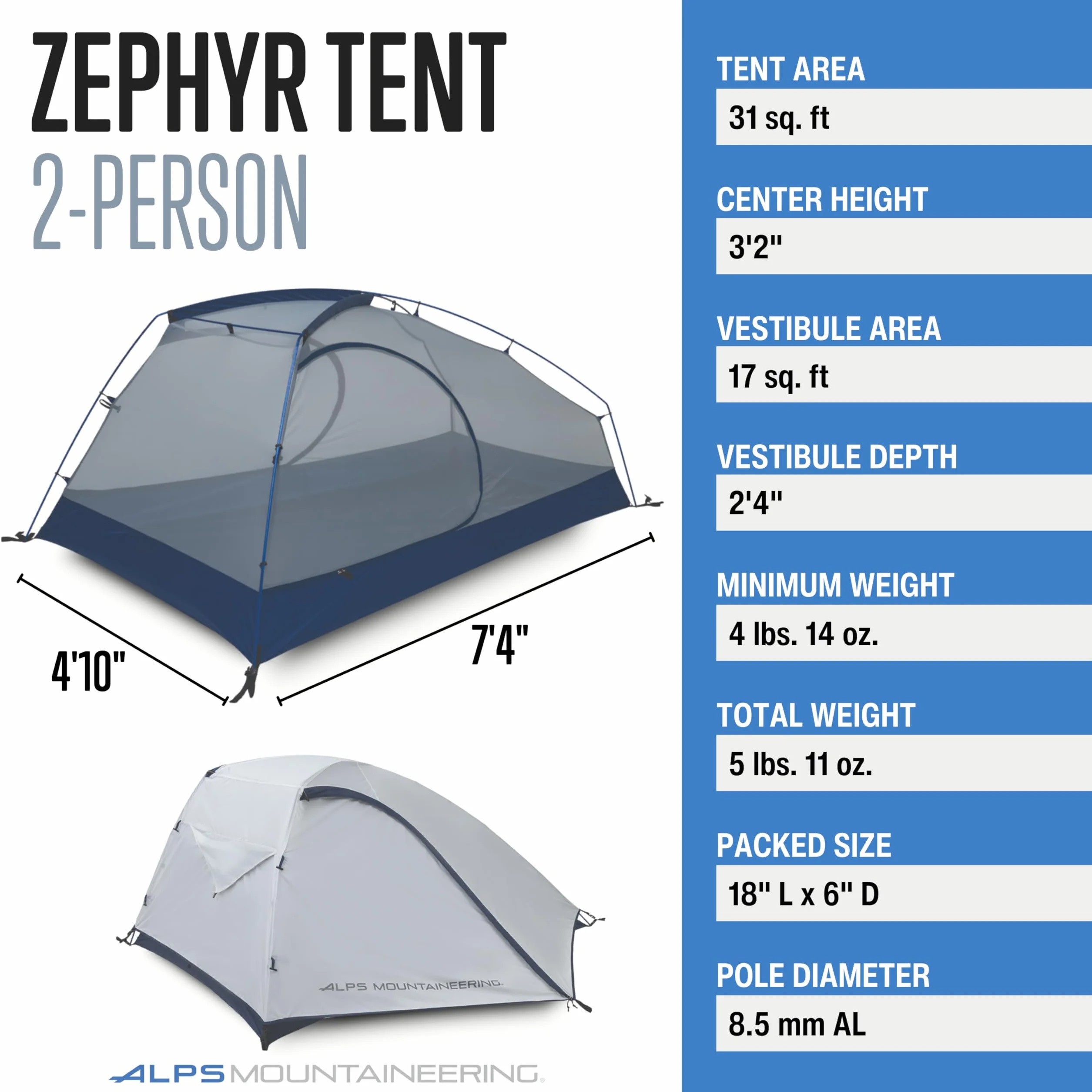 Zephyr 2-Person Tent