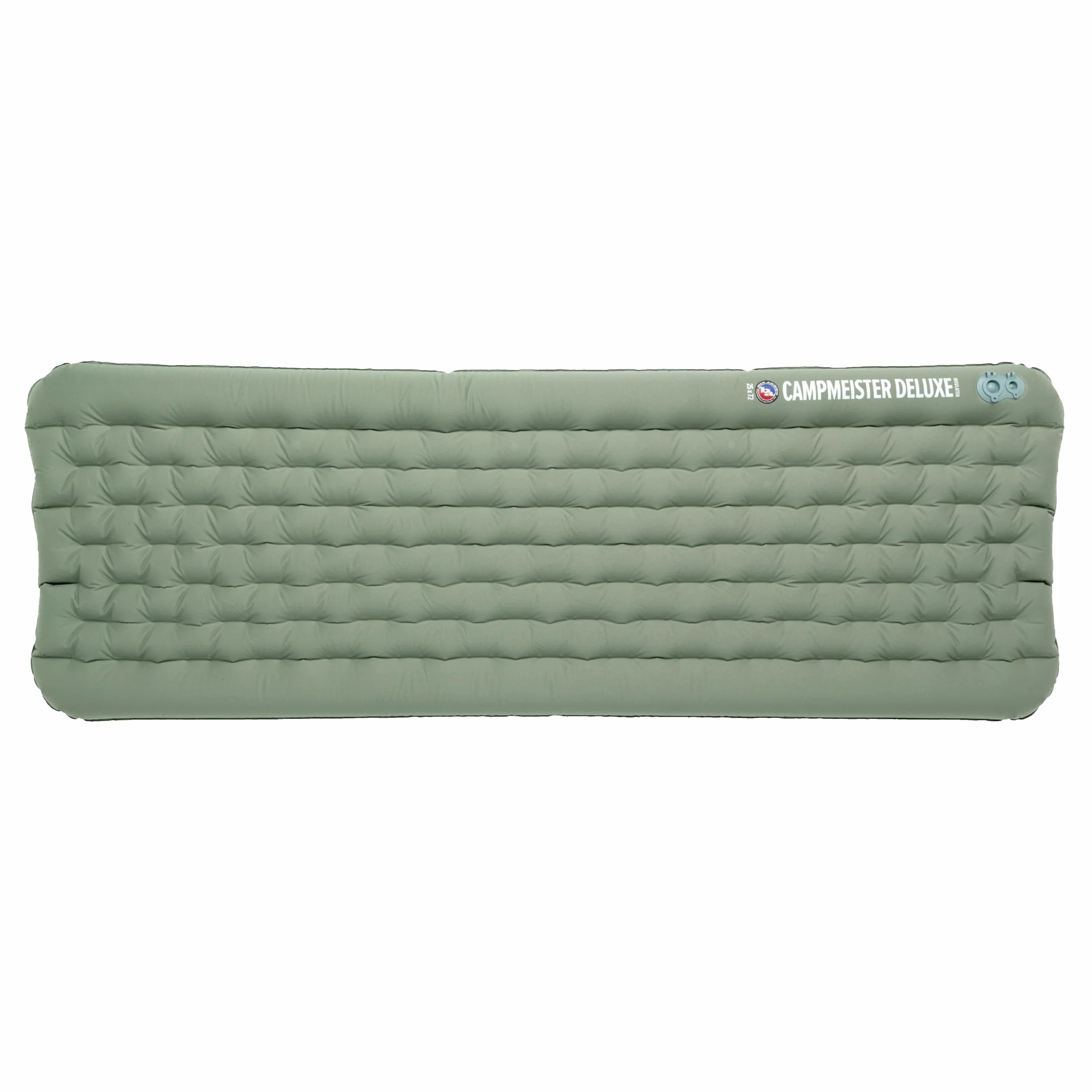 Campmeister Deluxe - Insulated Sleeping Pad, Wide Long | Built for all-season camping, backpacking, and hiking with an ultralight design, Silver insulation