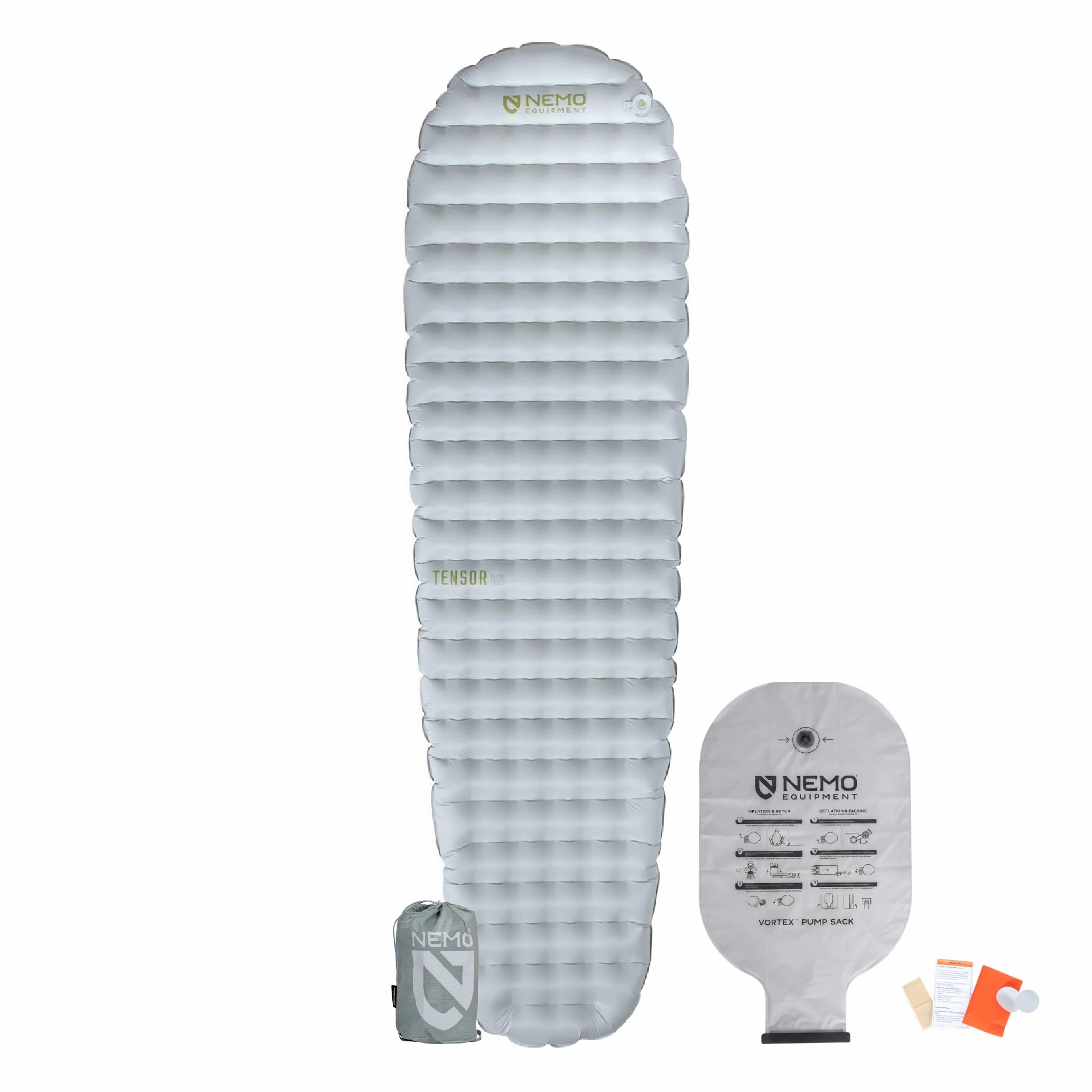 Tensor Elite Sleeping Pad - Aluminum/Titanium-Reg | Ultralight, Insulated, Inflatable, Backpacking, Thru-Hiking