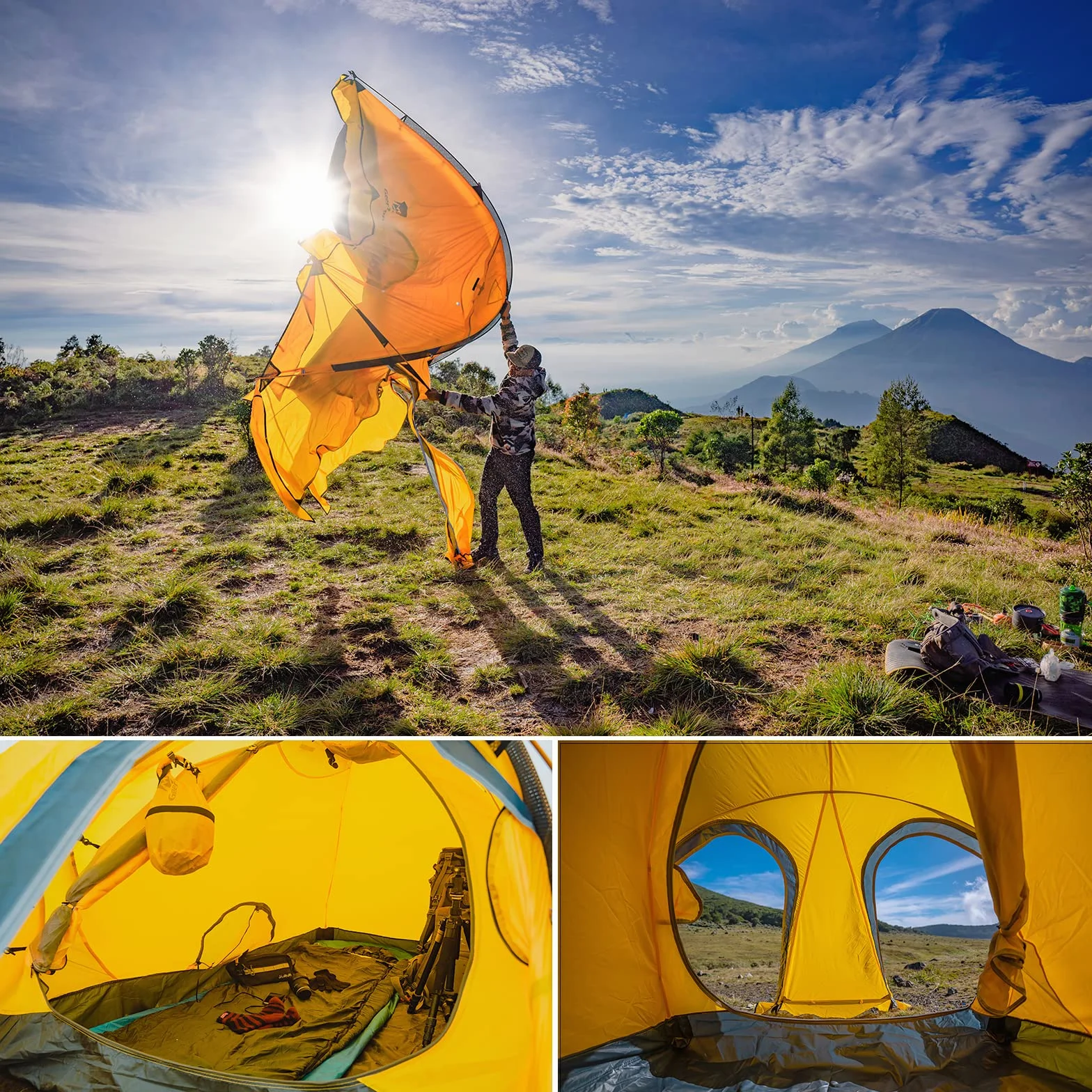 Waterproof 2 Person 4 Season Freestanding Backpacking Tent | Alpine-Ready Shelter, Fly-First Pitch, Double-Wall Design, 20D Ripstop Nylon, Gear Vestibule, Snow Skirt, Aluminum Frame