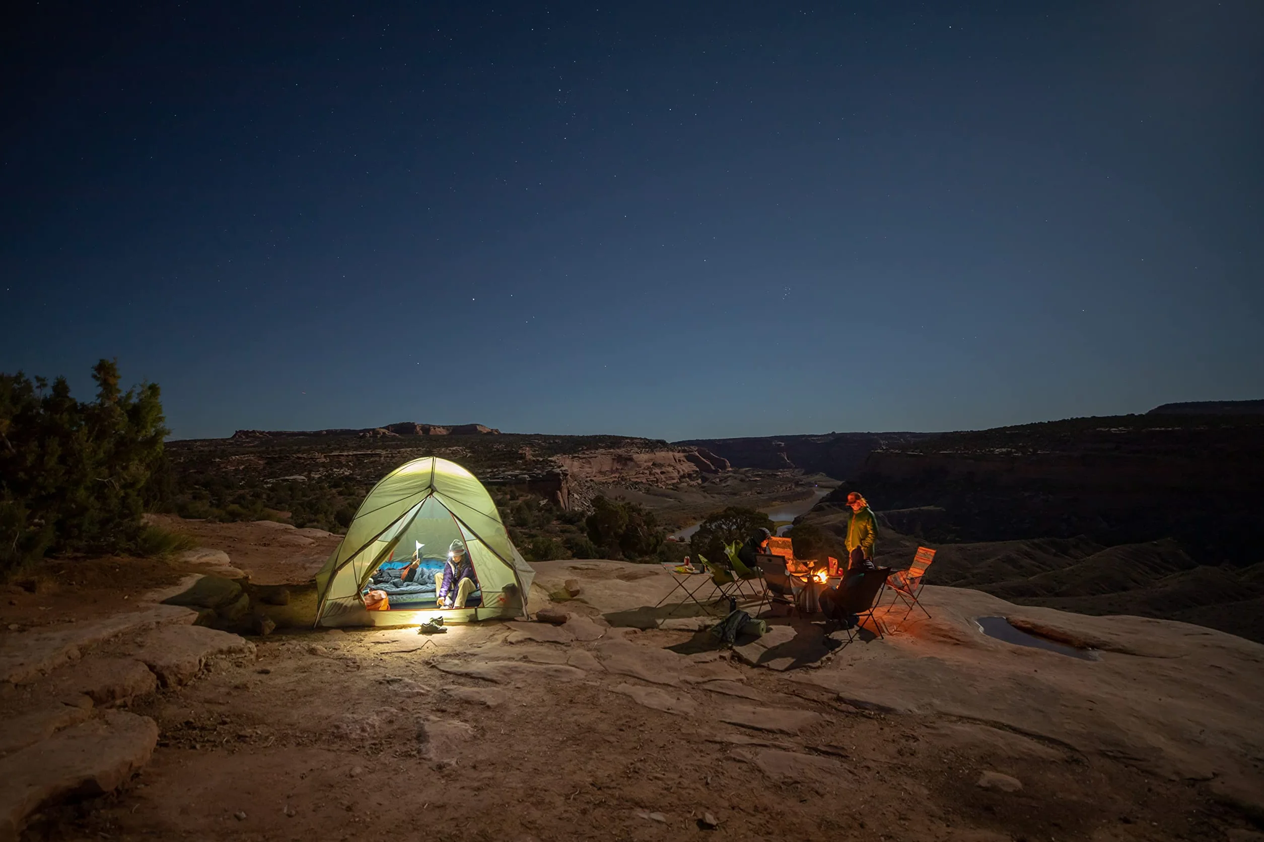 Spicer Peak Tent: 6-Person 3-Season, Olive, One Size | 3-Season