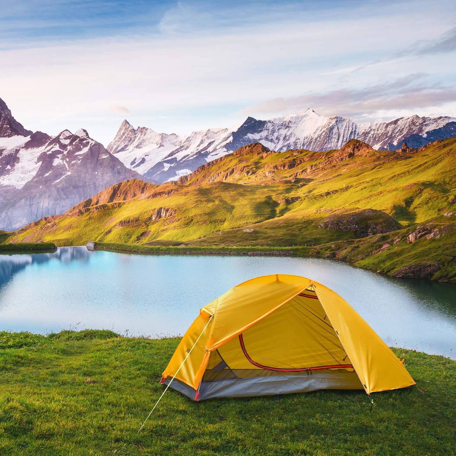 Waterproof Backpacking Tent Ultralight 1/2 Person Lightweight Camping Tents 1/2 People Hiking Tents Aluminum Frame Double Layer | Waterproof