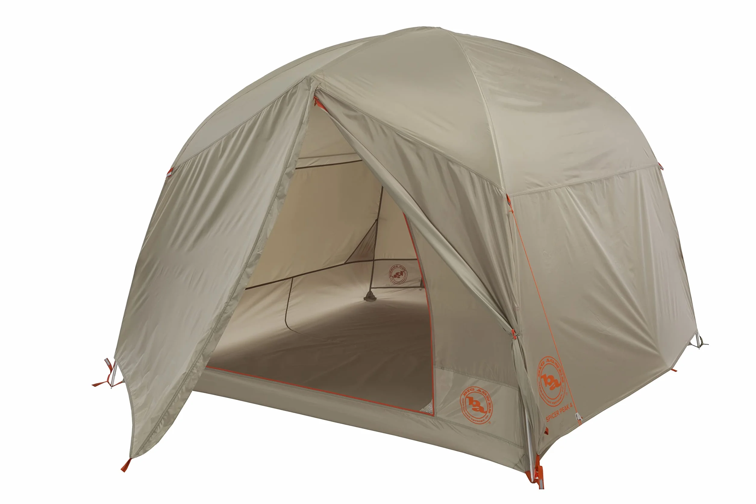 Spicer Peak Tent: 6-Person 3-Season, Olive, One Size | 3-Season