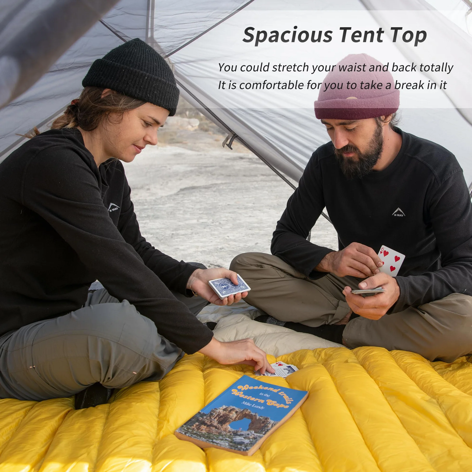 Mongar 2 Person Backpacking Tent, 3 Season Ultralight Lightweight 2 Person Tent, Double Layer Free Standing Tents for Camping Hiking Cycling