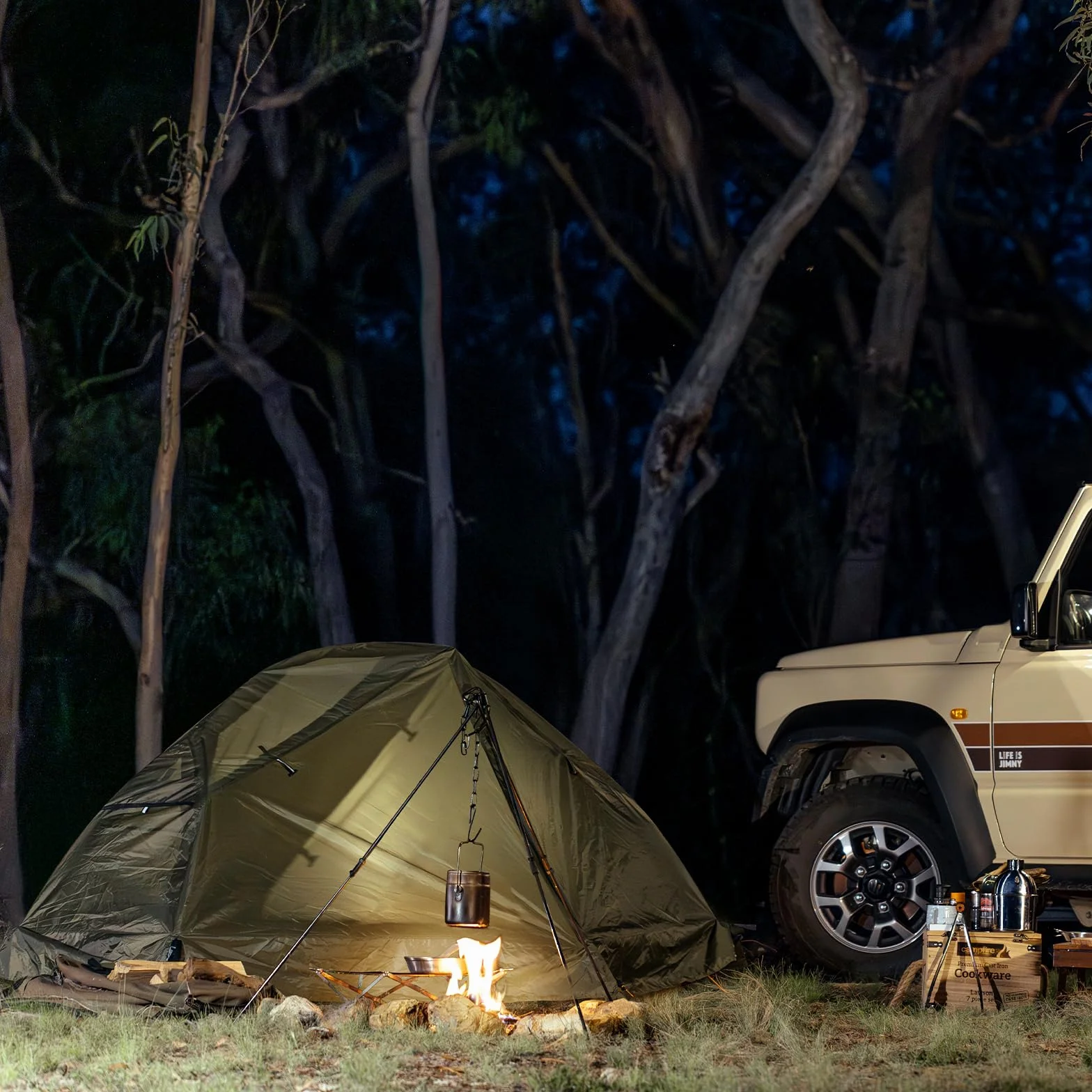 1-Person Camping Tent: Lightweight Waterproof Hiking Tent for Adult Cot Not Included