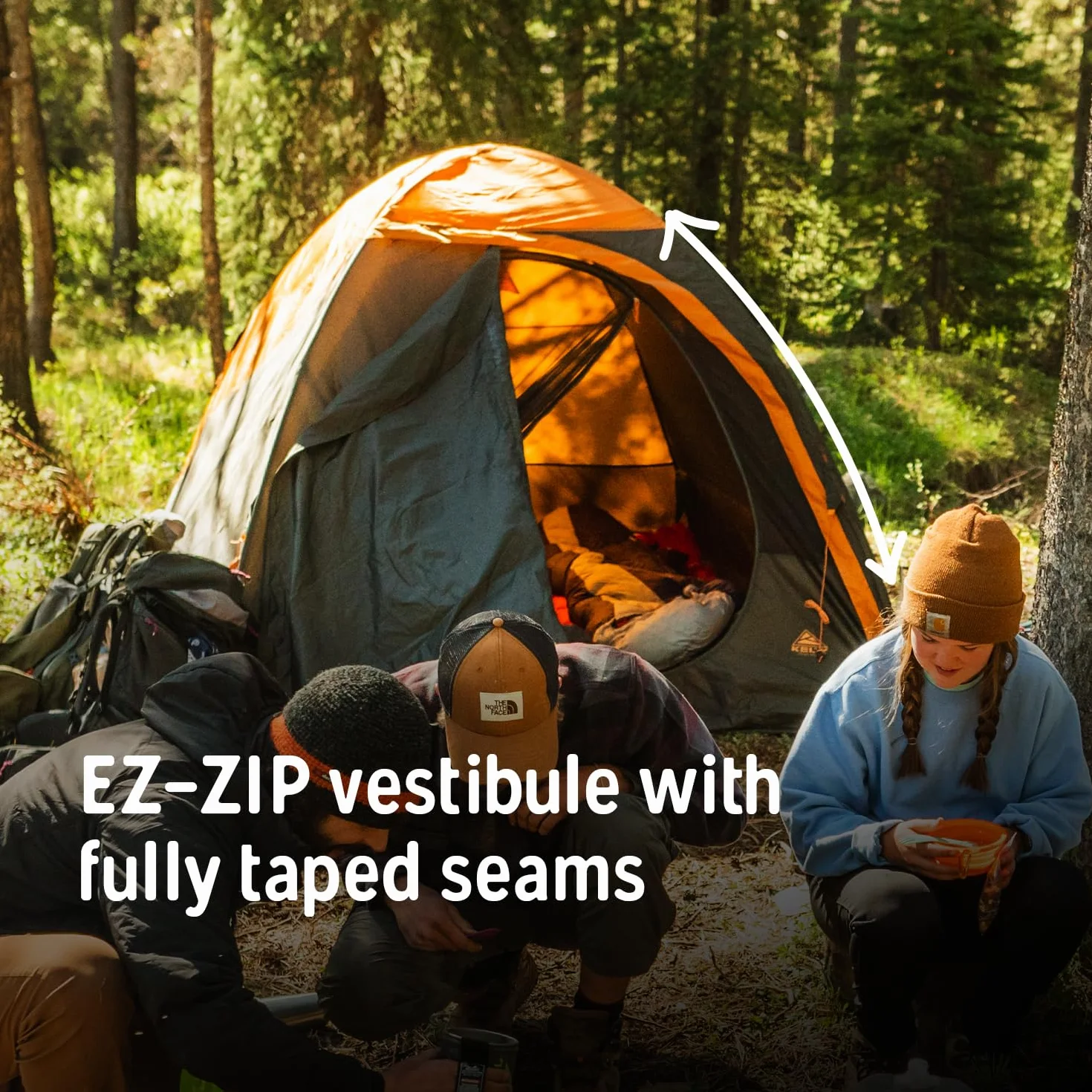 Grand Mesa 2P or 4P Backpacking Tent – 3 Season Camping, Thru Hiking Shelter, Aluminum Pole Frame, Single Door + Vestibule Model