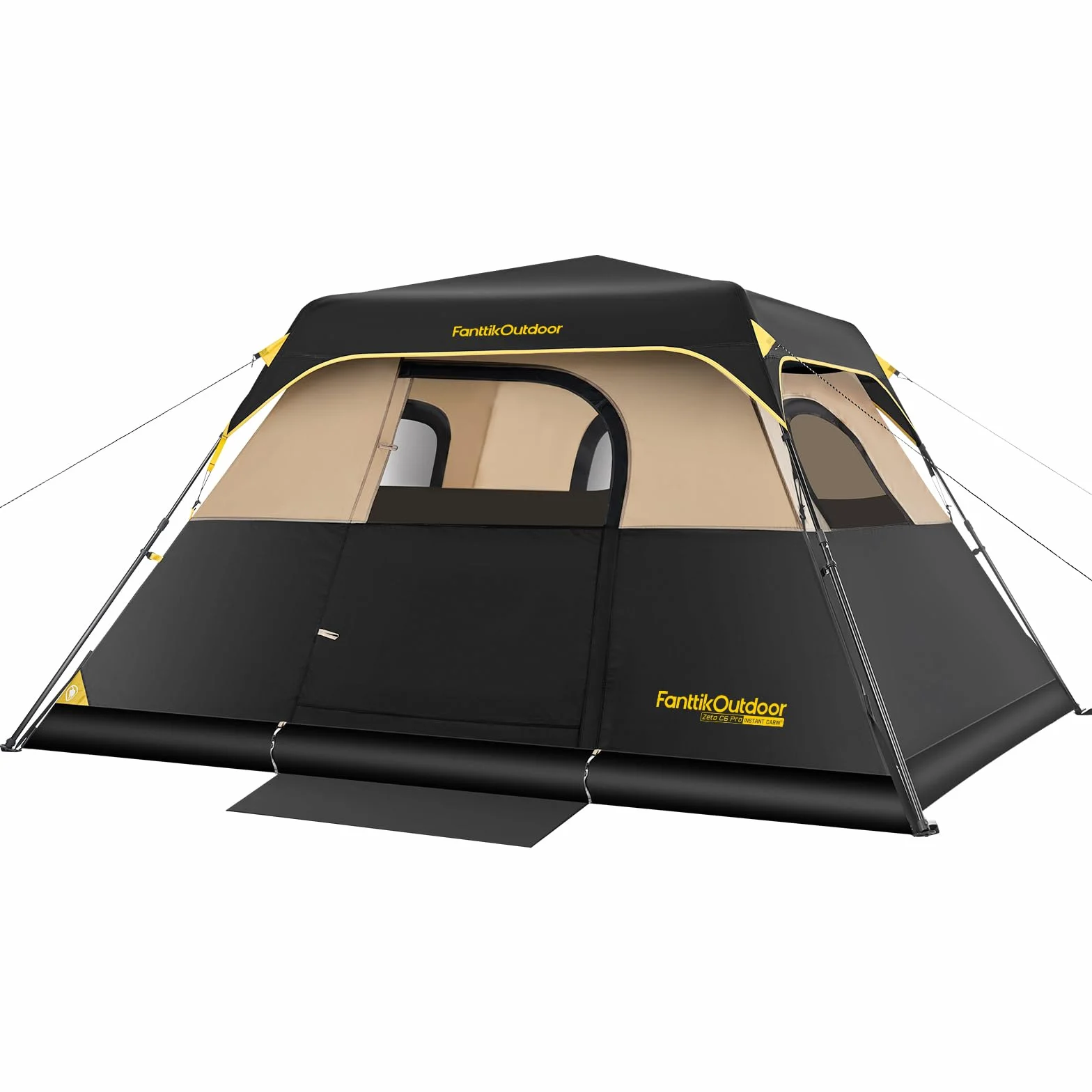 4/6/8/10 Person Instant Tent for Camping Setup in 60s | Camping Tent with Rainfly & Windproof, Portable Instant Cabin Tent with Carry Bag for Family Camping & Hiking