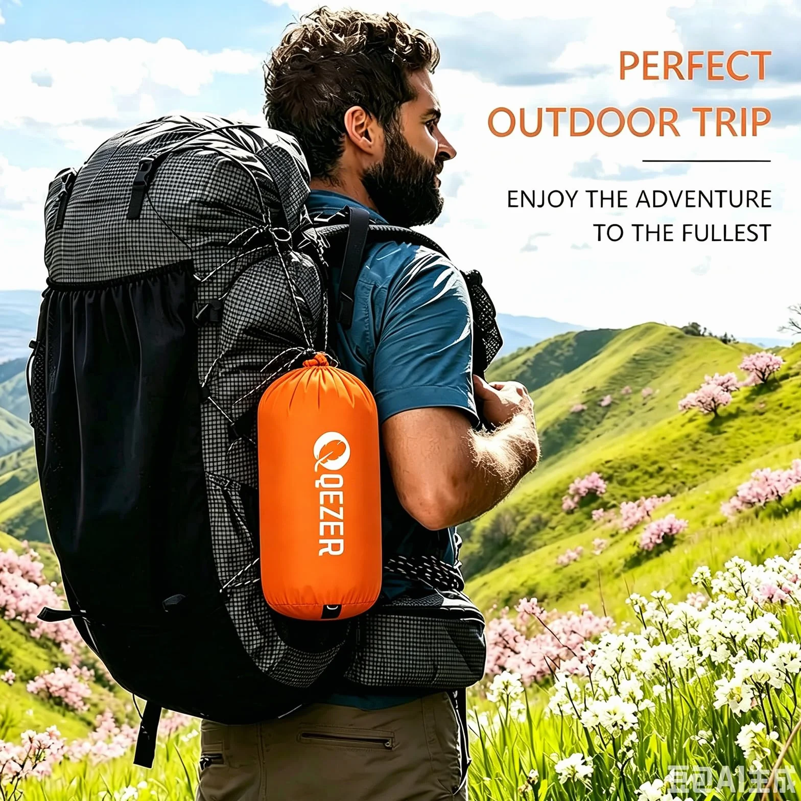Down Sleeping Bag for Adults, 600FP Cold Warm Weather Backpacking | 4-Season Use,600 Fill Power Down,Ultralight Compact Carry,Camping Hiking Backpacking