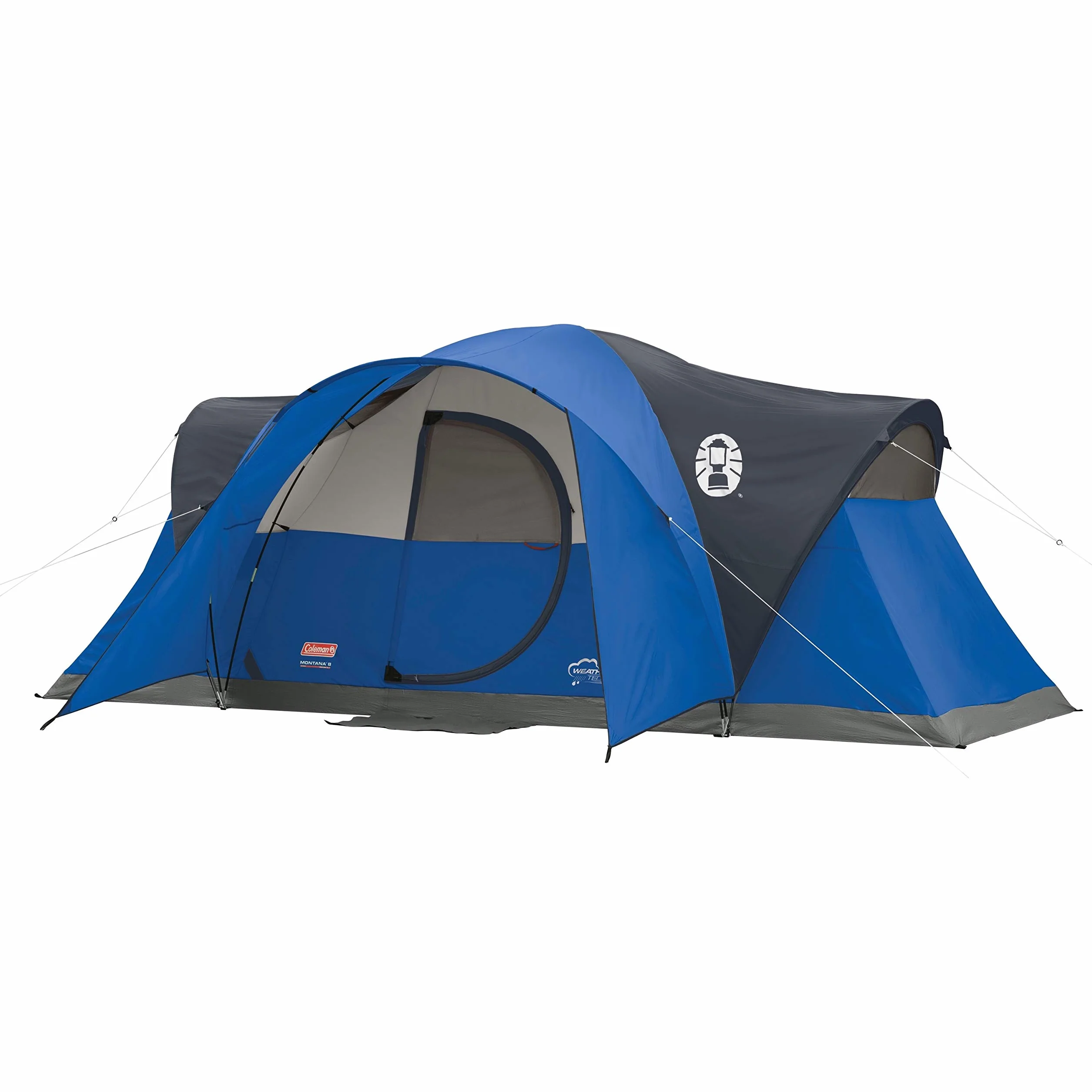 Montana Camping Tent, 6/8 Person Family Tent with Included Rainfly, Carry Bag, and Spacious Interior, Fits Multiple Queen Airbeds and Sets Up in 15 Minutes