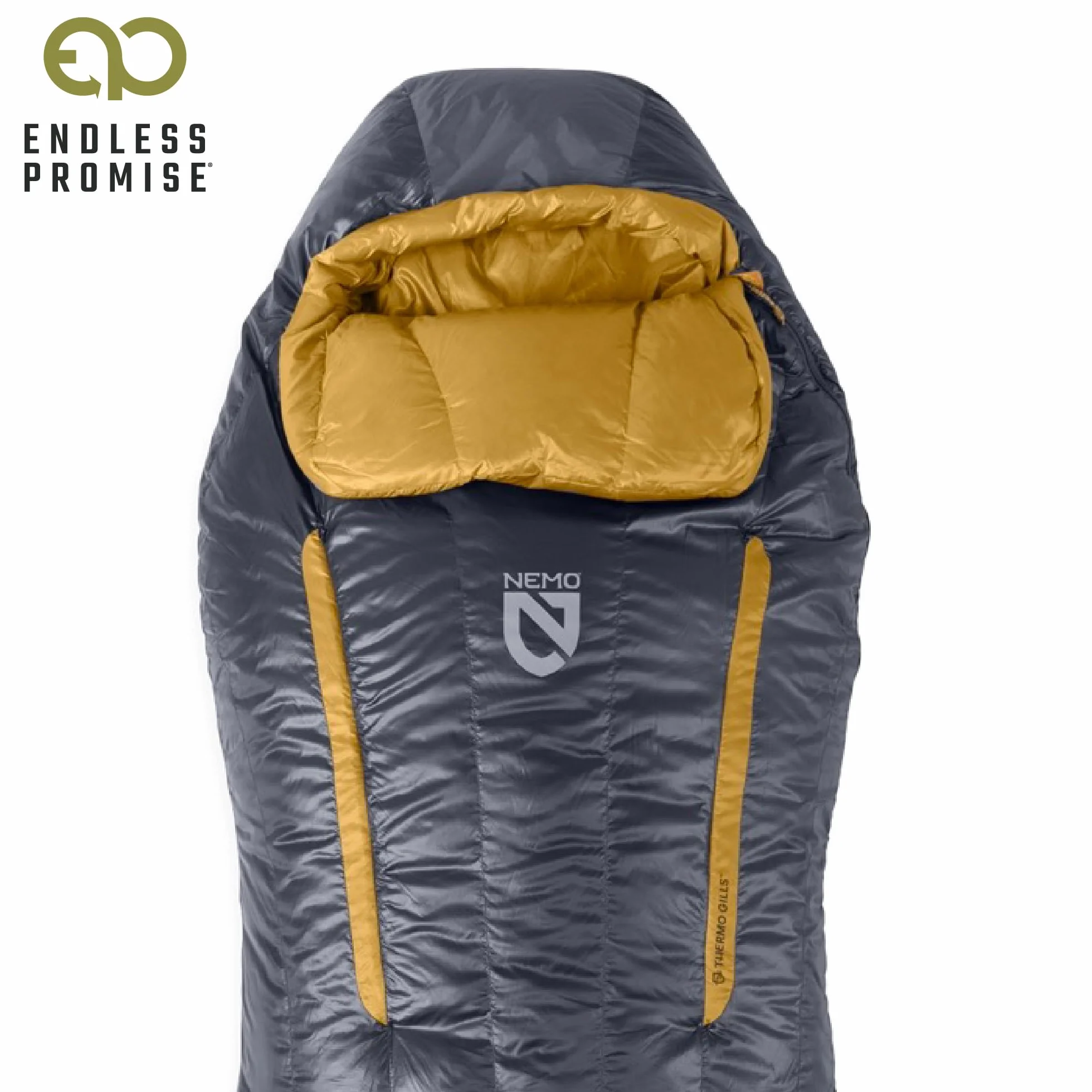 Disco Down Sleeping Bag | Men's & Women's, Endless Promise, Spoon Shape, Side Sleeper, Backpacking