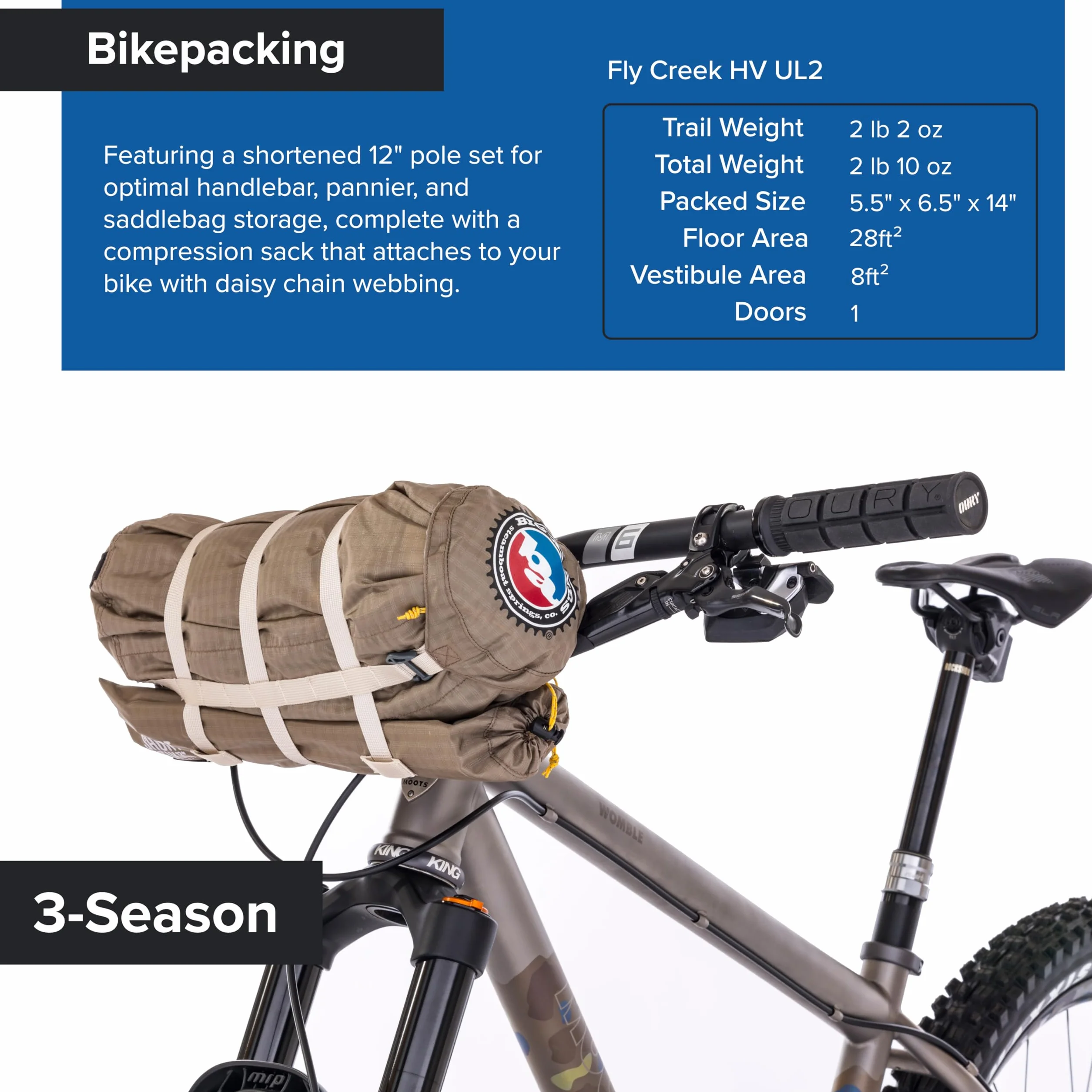 Fly Creek HighVolume Ultralight Bikepacking Tent