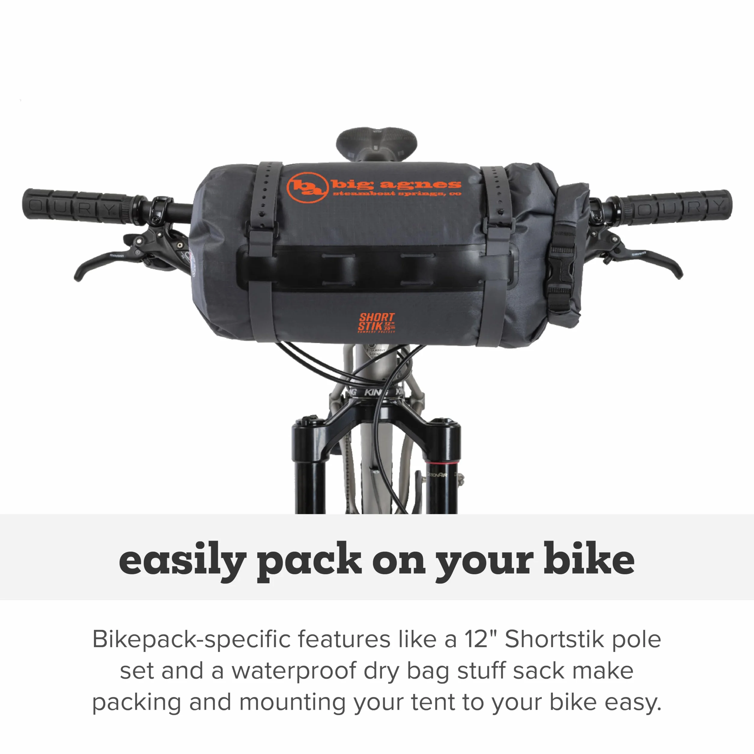 Copper Spur UL Bikepack - 3 Season Bikepacking Tent | Ultralight waterproof tent with compact Shortstik poles, high-volume design and fast setup for bikepacking