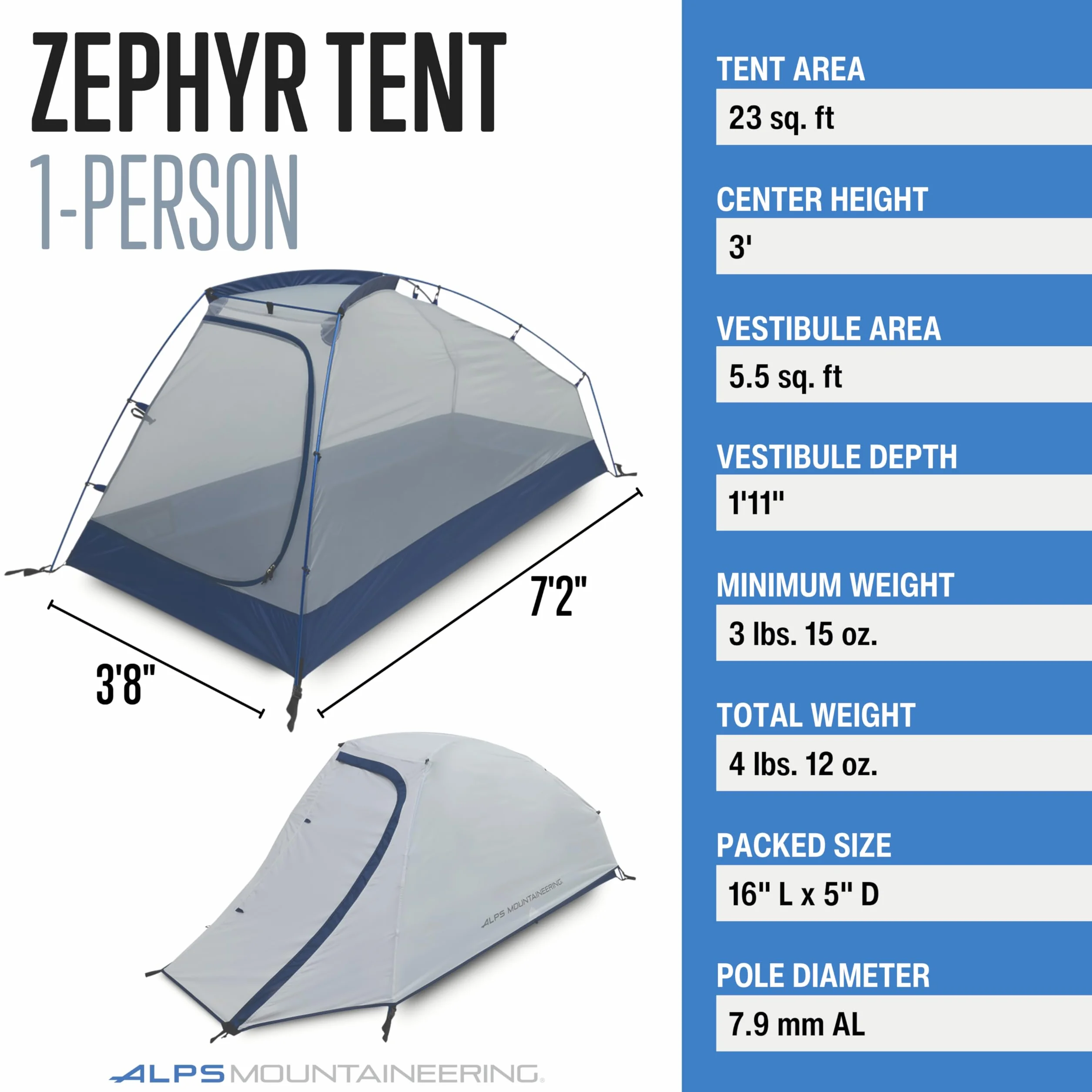 Zephyr 1-Person Tent