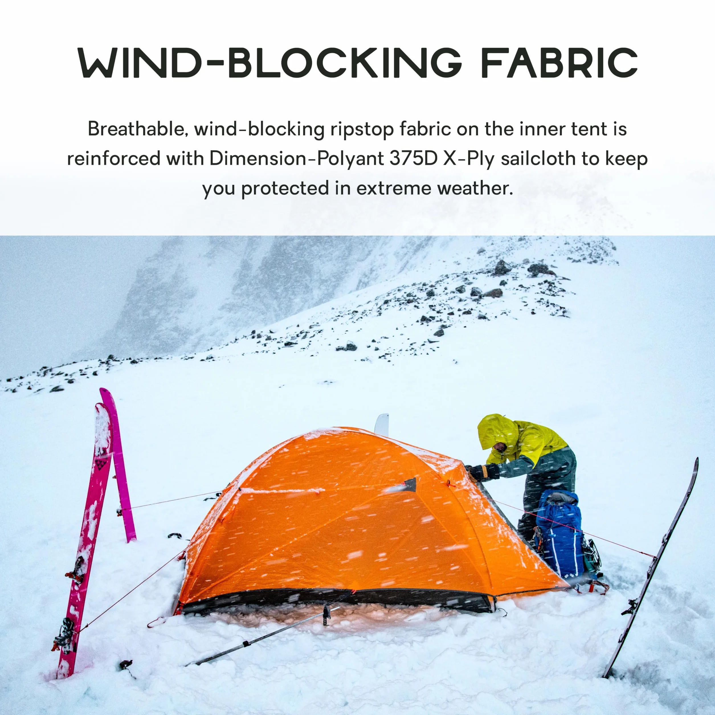 Kunai 3-4 Season Backpacking Tent | Lightweight, All-Season, Versatile