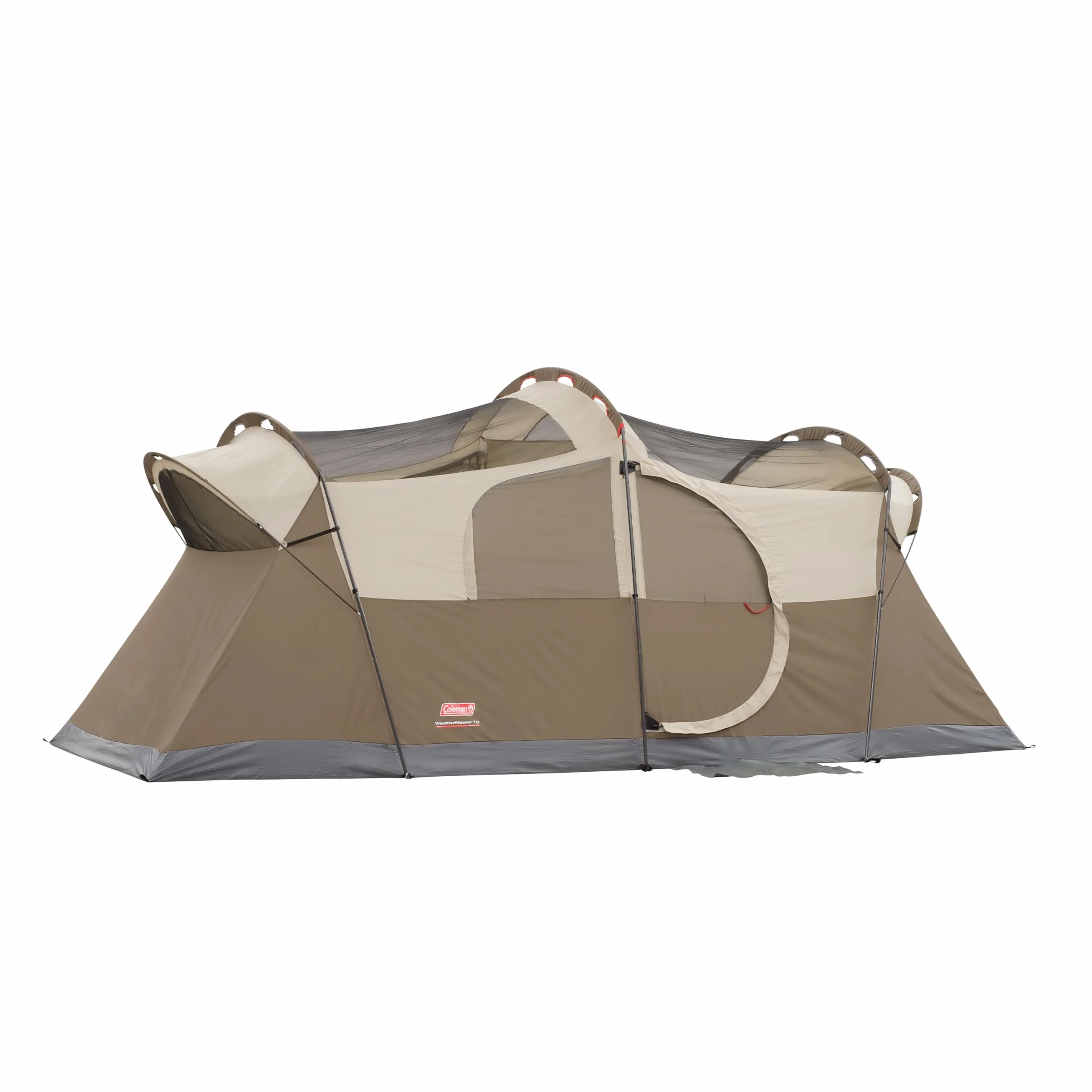 WeatherMaster Camping Tent with Rainfly & Room Divider, Spacious Weatherproof Family Tent with Carry Bag