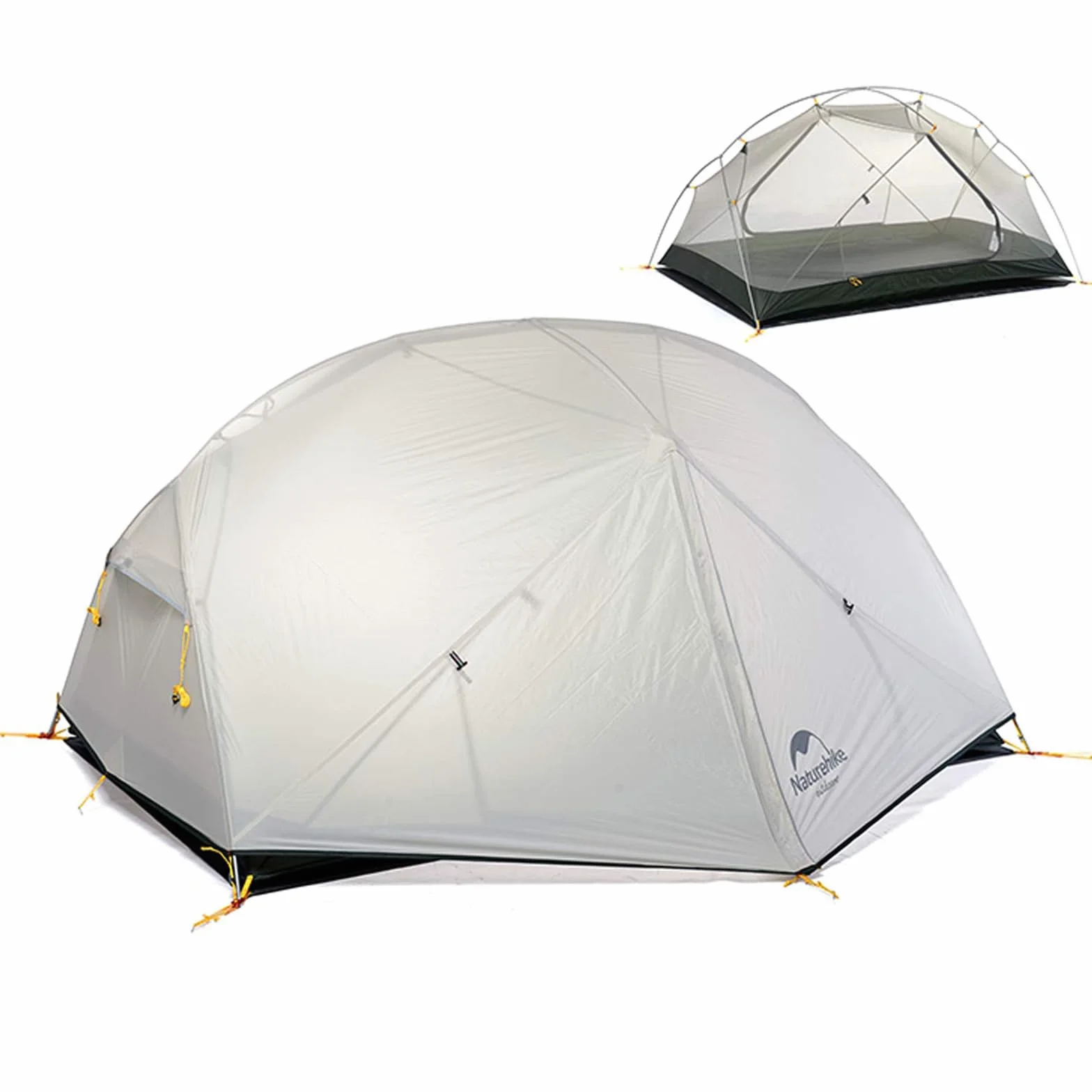 Mongar 2-Person 3-Season Backpacking Tent Lightweight Waterproof Double Layer Easy Setup Camping Hiking Tent with Footprint