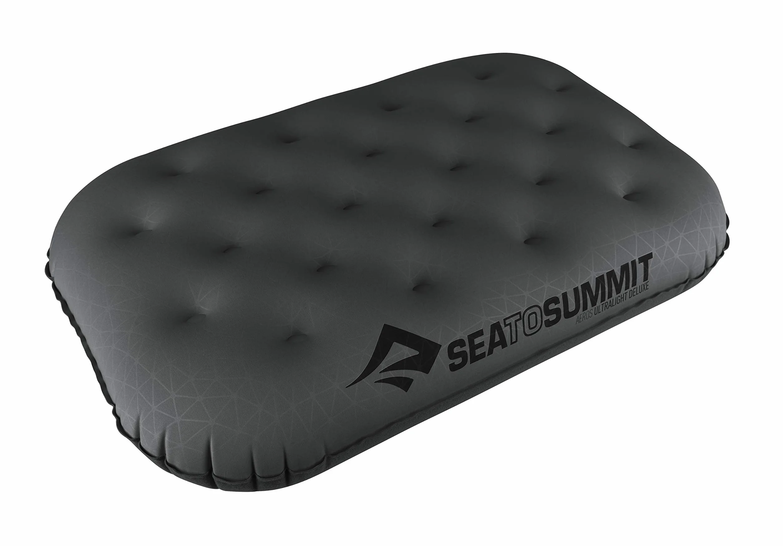 Aeros Ultralight Inflatable Camping and Travel Pillow, Deluxe, Grey