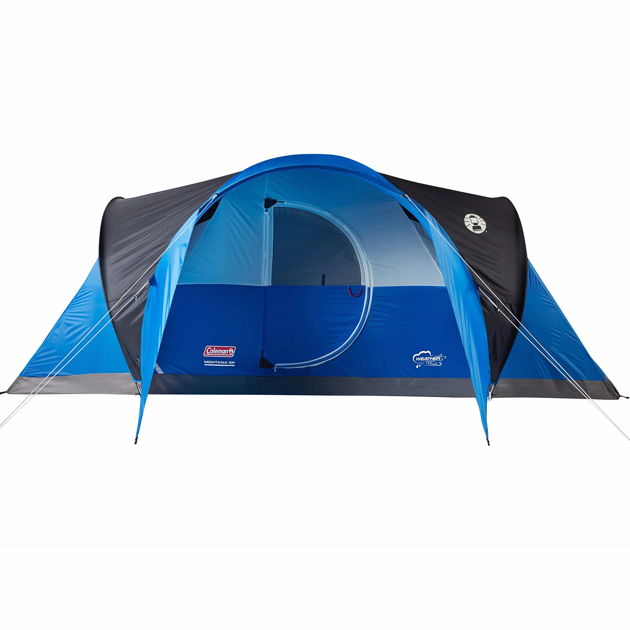 Montana Camping Tent, 6/8 Person Family Tent with Included Rainfly, Carry Bag, and Spacious Interior, Fits Multiple Queen Airbeds and Sets Up in 15 Minutes