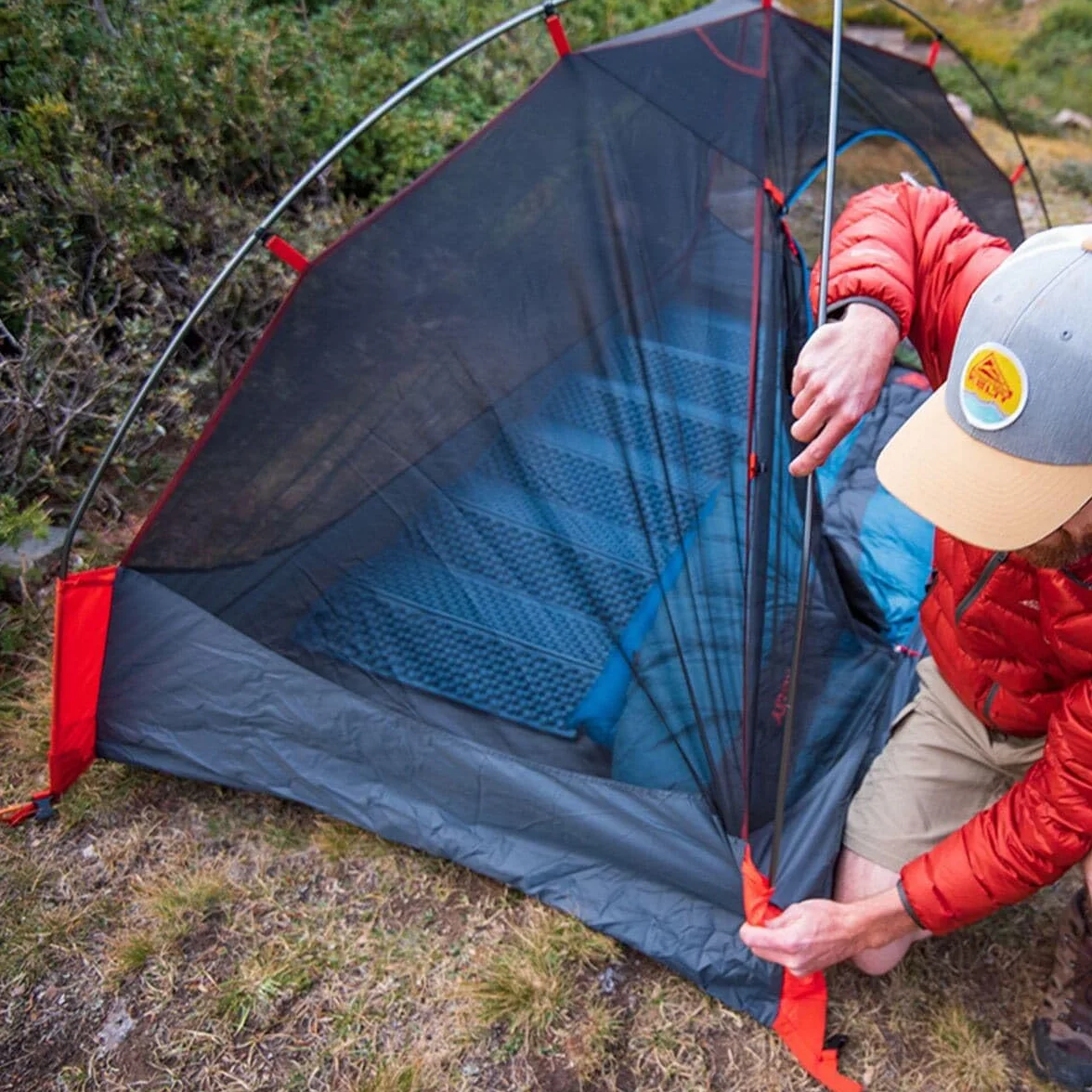 Late Start 4P - Lightweight Backpacking Tent with Quickcorners, Aluminum Pole Frame, Waterproof Polyester Fly, 4 Person Capacity