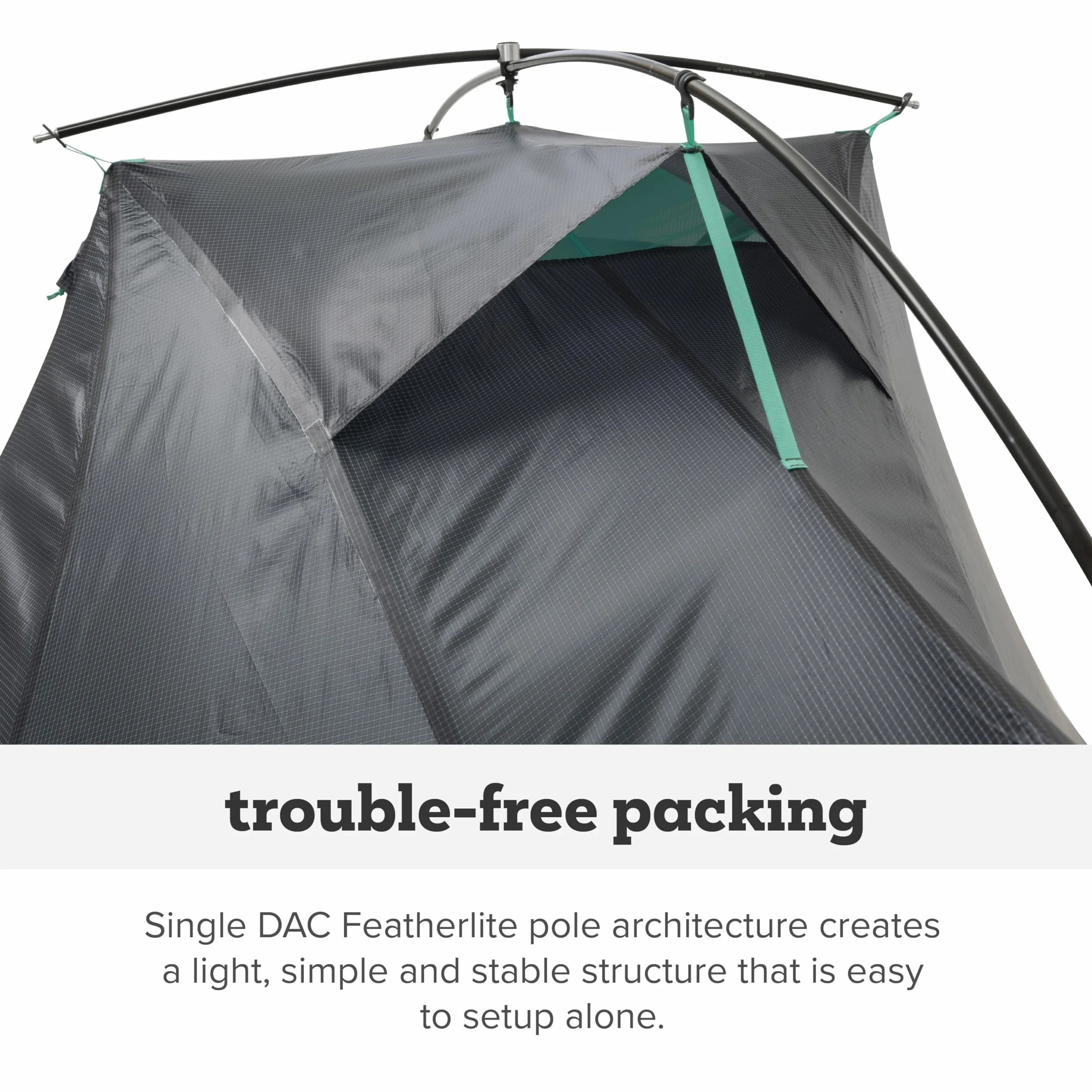 Pitchpine VST - Backpacking Tent, 1.5 Person | Ultralight waterproof 3-season design with recycled polyester fabric and extra space for gear or a dog