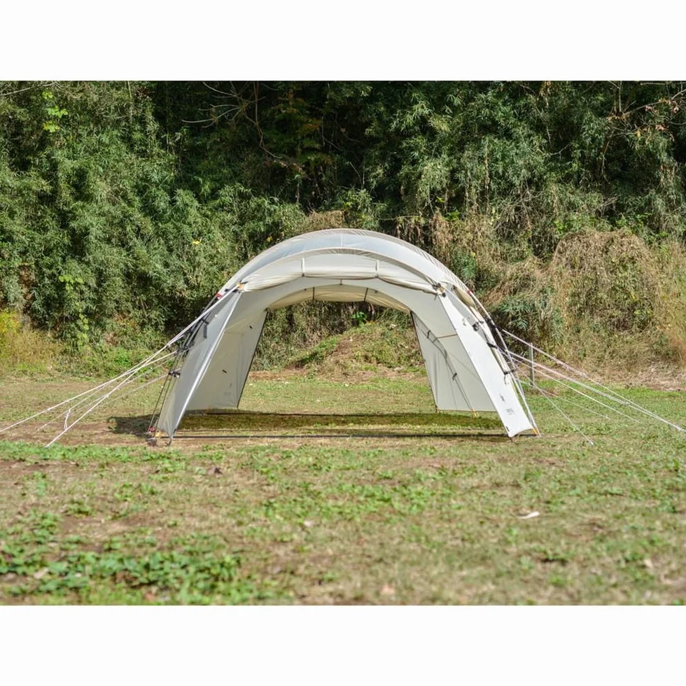 Vault 4 Person Tent, Versatile, Open Air Shelter, Outdoor Adventure, Camping, Three Seasons, Ivory