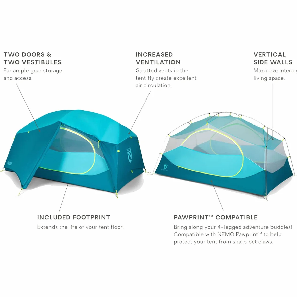 Aurora 2P Tent (Surge) & Footprint