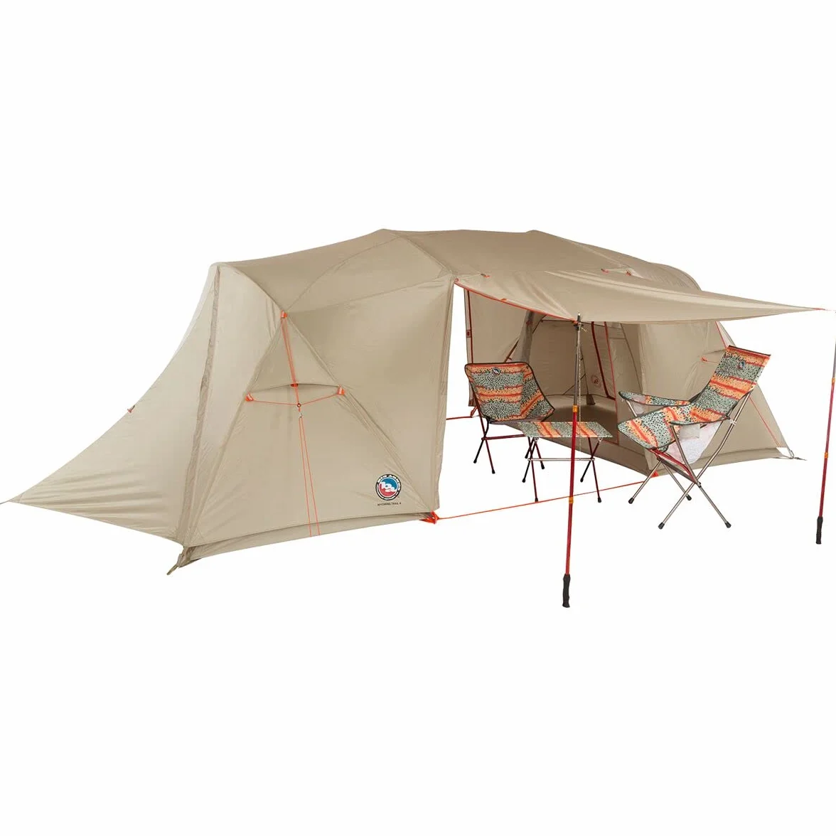 Wyoming Trail 4 Tent: 4-Person 3-Season, Olive, One Size