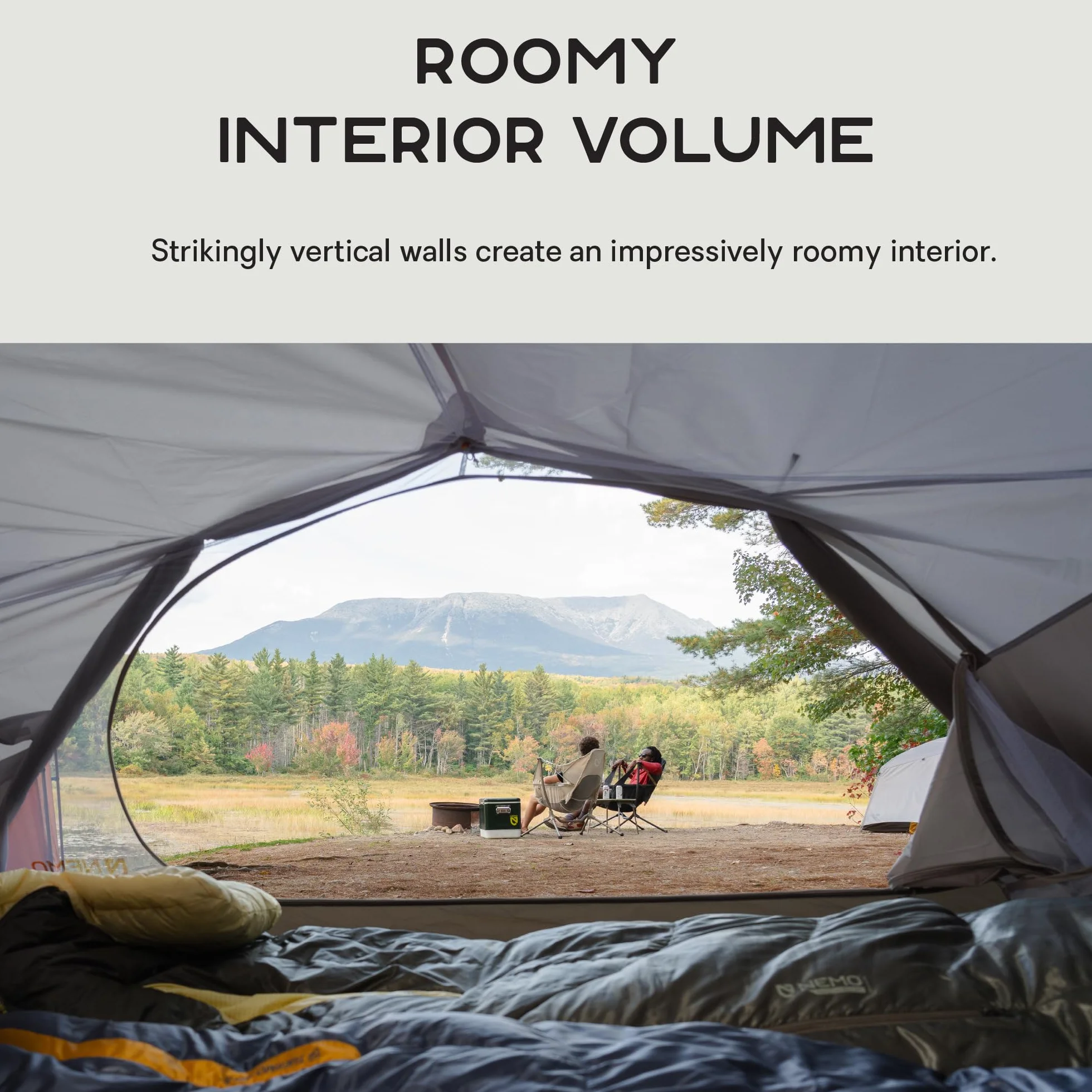 Aurora Backpacking Tent & Footprint | Spacious, Family, Camping, 3-Season