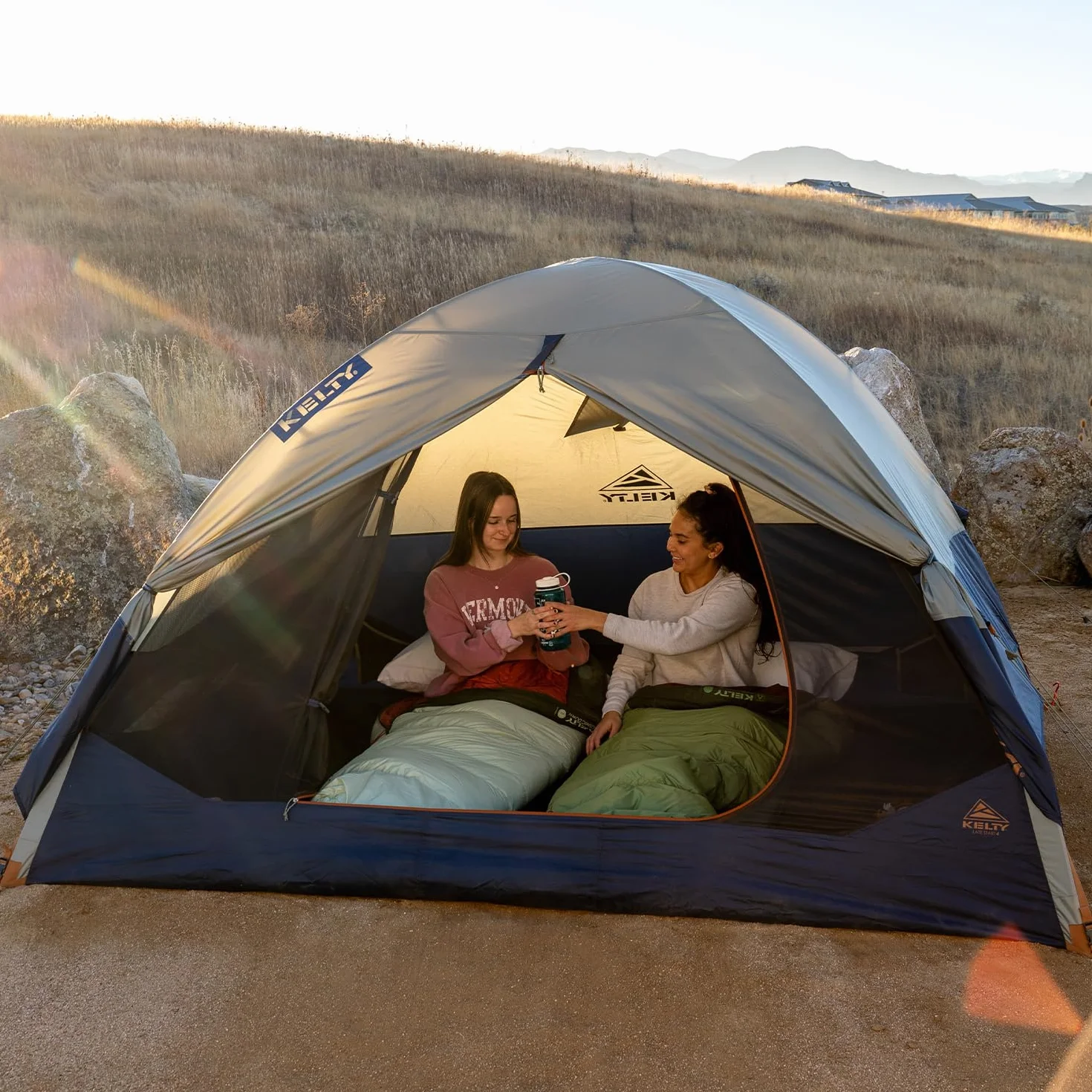 Late Start Backpacking Tent – Lightweight Two Man Camping Tent Shelter with Quickcorners, Aluminum Poles, Waterproof Poly Fly, Updated for 2024