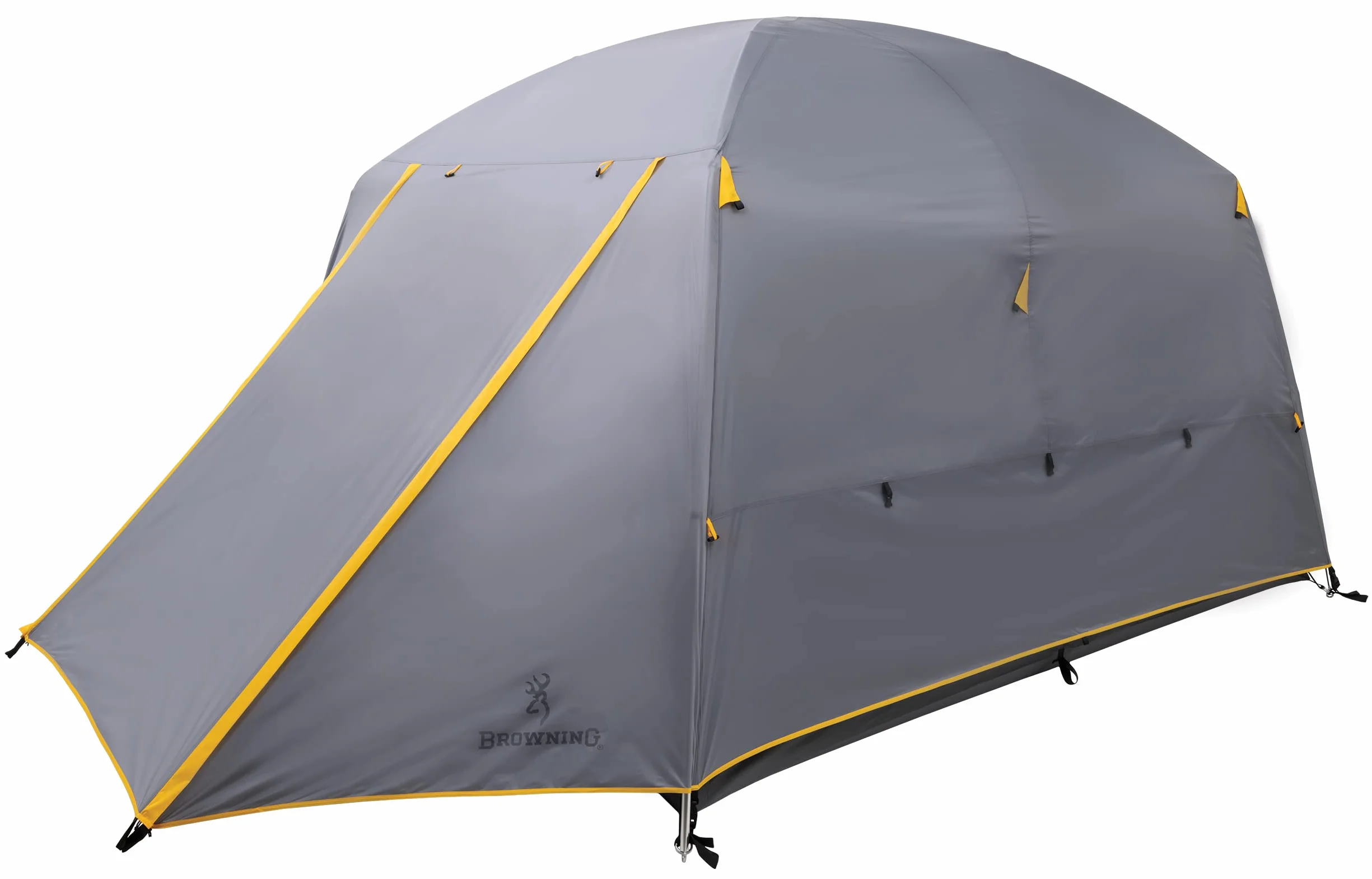 Camping Glacier 4-Person Tent, Free-Standing Cabin Style with Full Coverage Fly