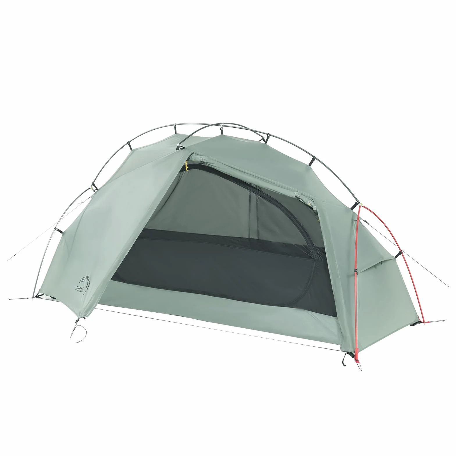 Ultralight 1 Person Backpacking Tent for Camping | 3-Season Waterproof Double-Wall Shelter | Full Aerospace Poles & 5000mm PU Ripstop Nylon with Convertible Vestibule Awning