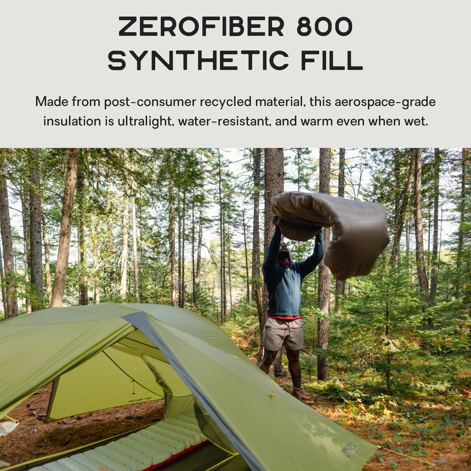 Soul Synthetic Mummy Sleeping Bag | Unisex, Endless Promise, Fully Recyclable