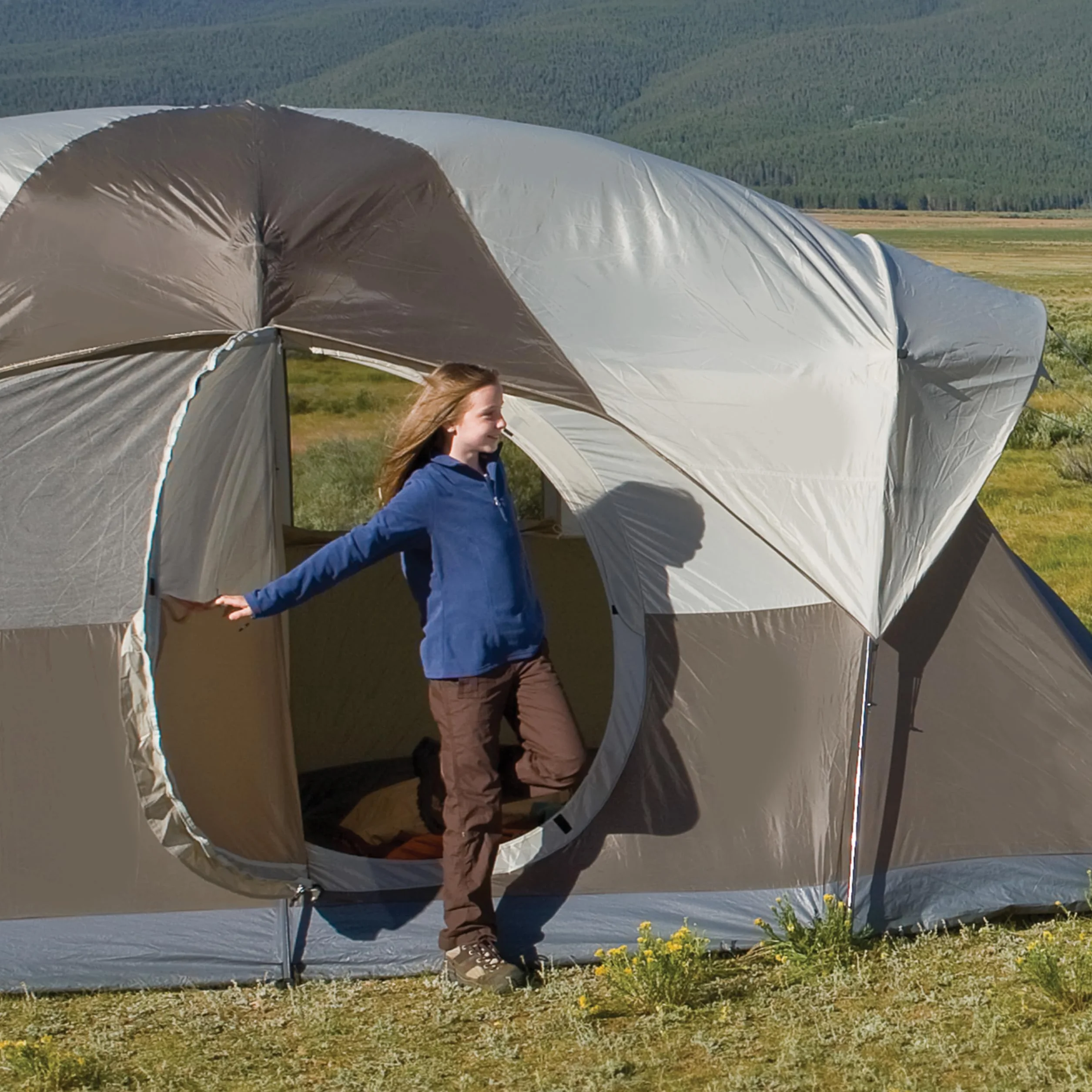 WeatherMaster Camping Tent with Screened Porch, Weatherproof Tent with Screen Room, Rainfly & Carry Bag Included, Made Without PFAS Chemicals