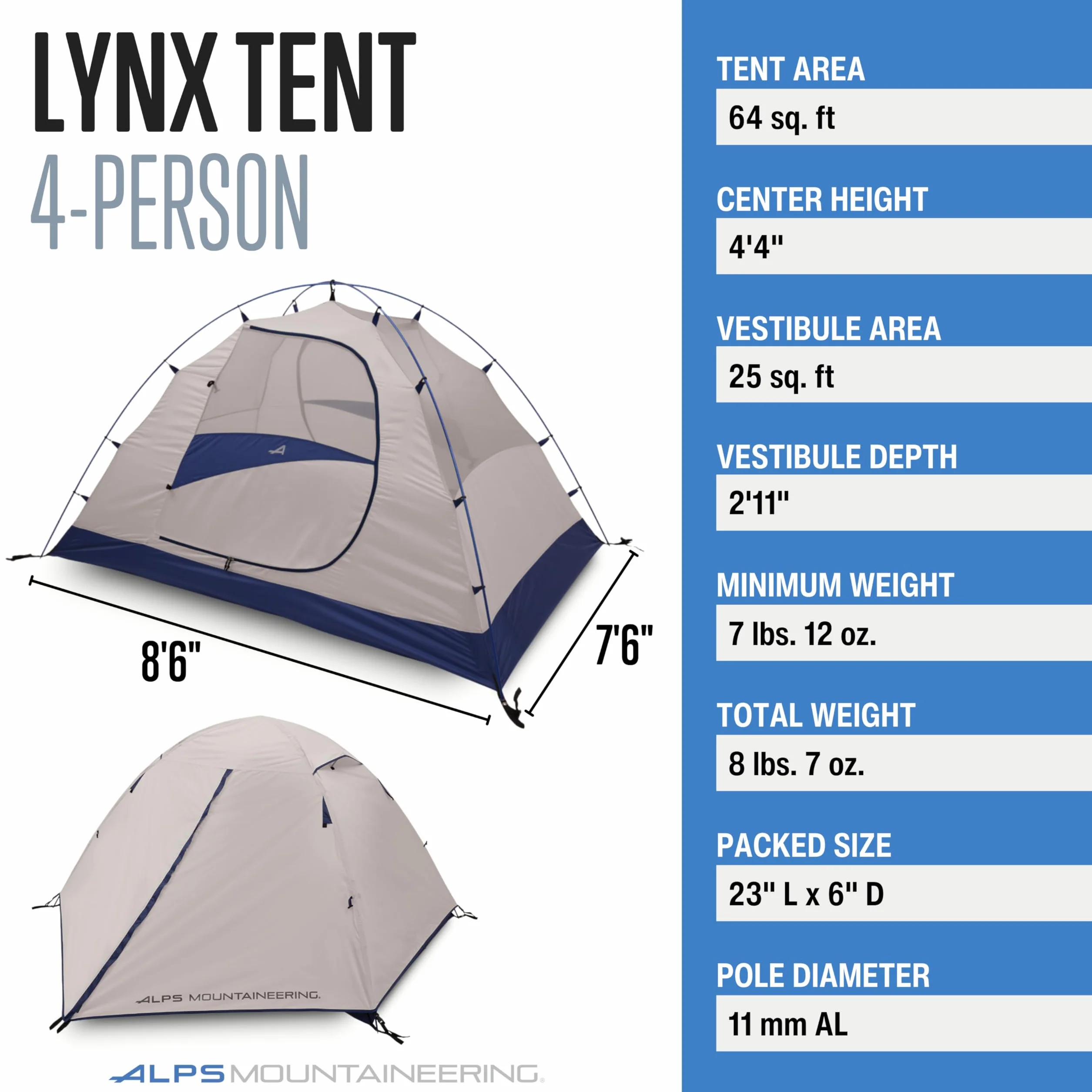 Backpacking-Tents Lynx 4