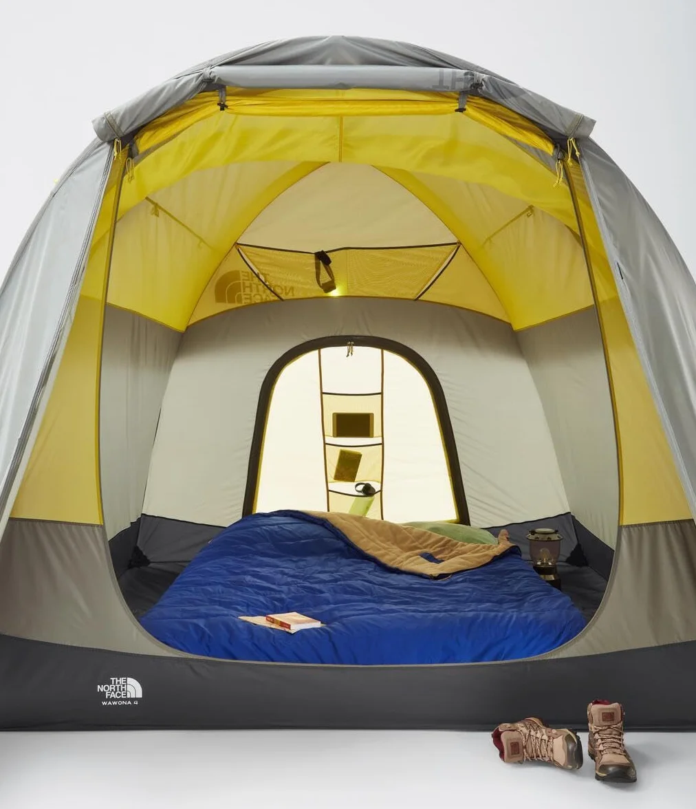Tents Wawona 4 Tent | Four-Person Camping Tent, Water Repellent, Spacious & Easy to Set Up, Attached Vestibule Area
