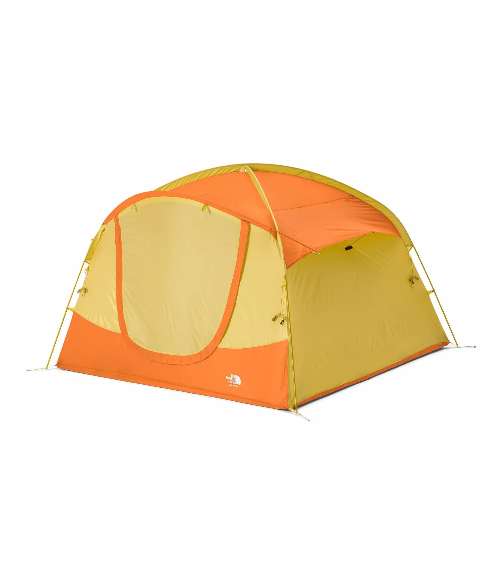 Sequoia 4 WP 4-Person Camping Tent, YLW Silt, OSFA | Four-Person Waterproof Camping Tent, Spacious & Easy to Set Up, 2 Zipper Doors