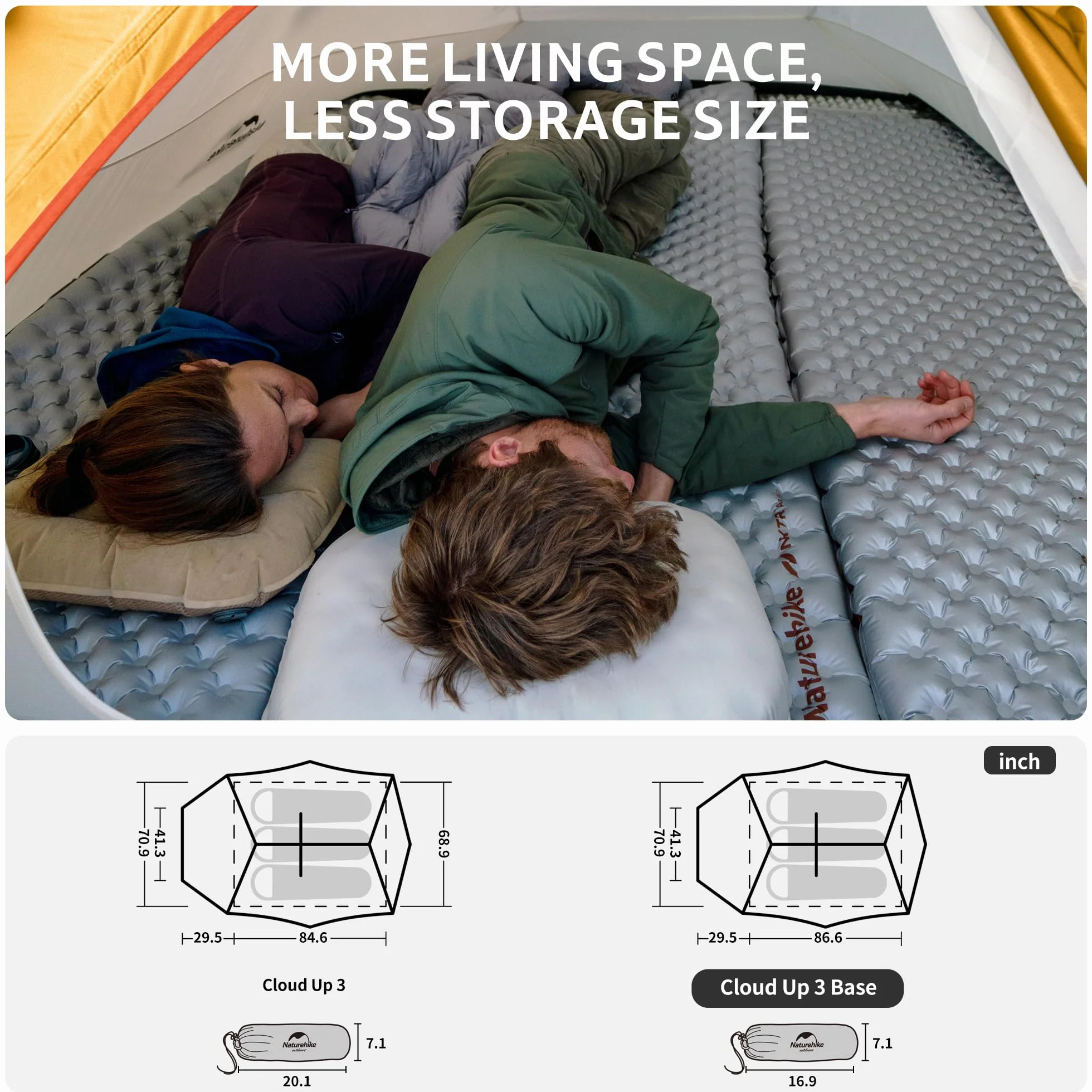 Ultralight 3-Person Backpacking Tent