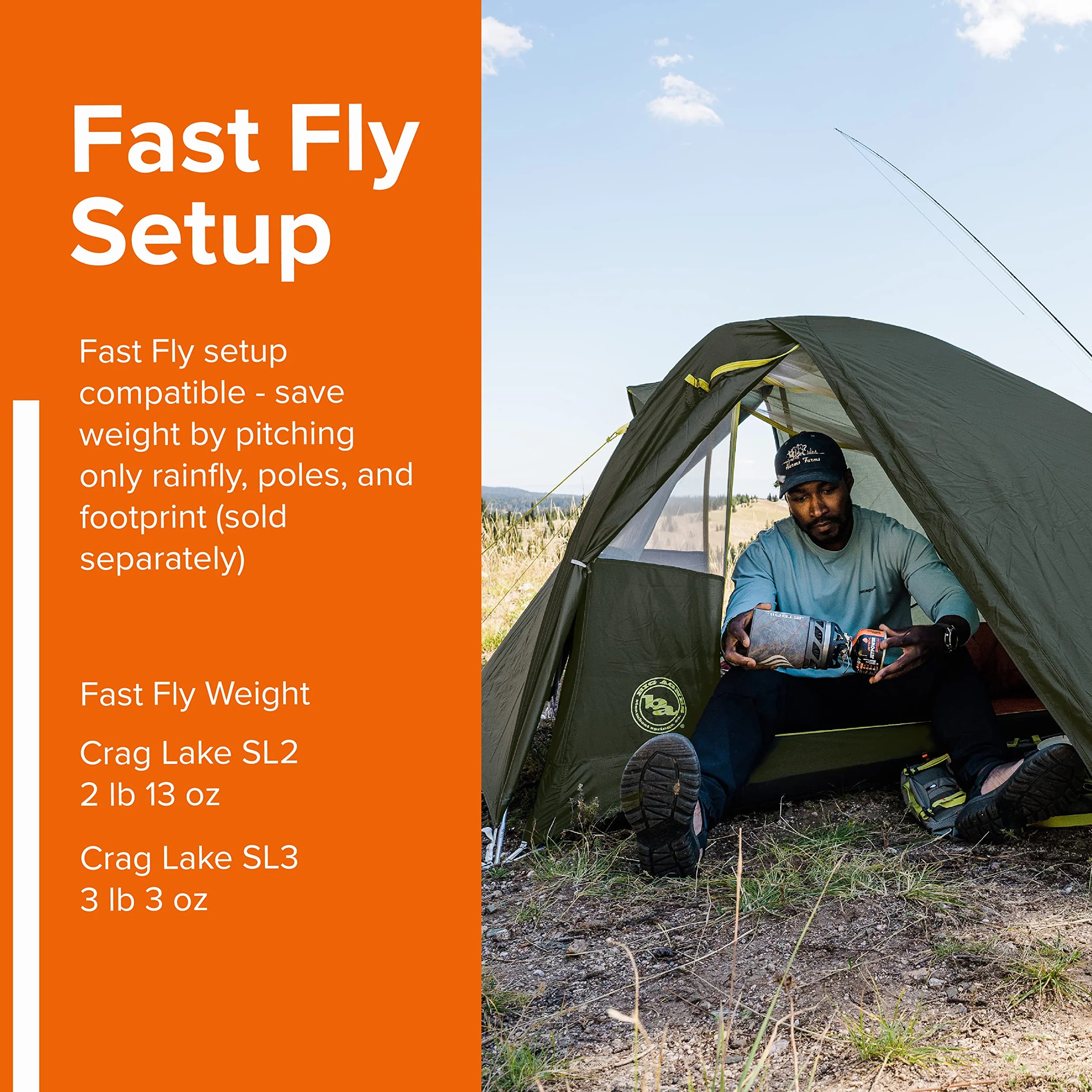 Crag Lake SL2 & SL3 | Three Season, Freestanding, Sustainably-Produced Superlight Tent