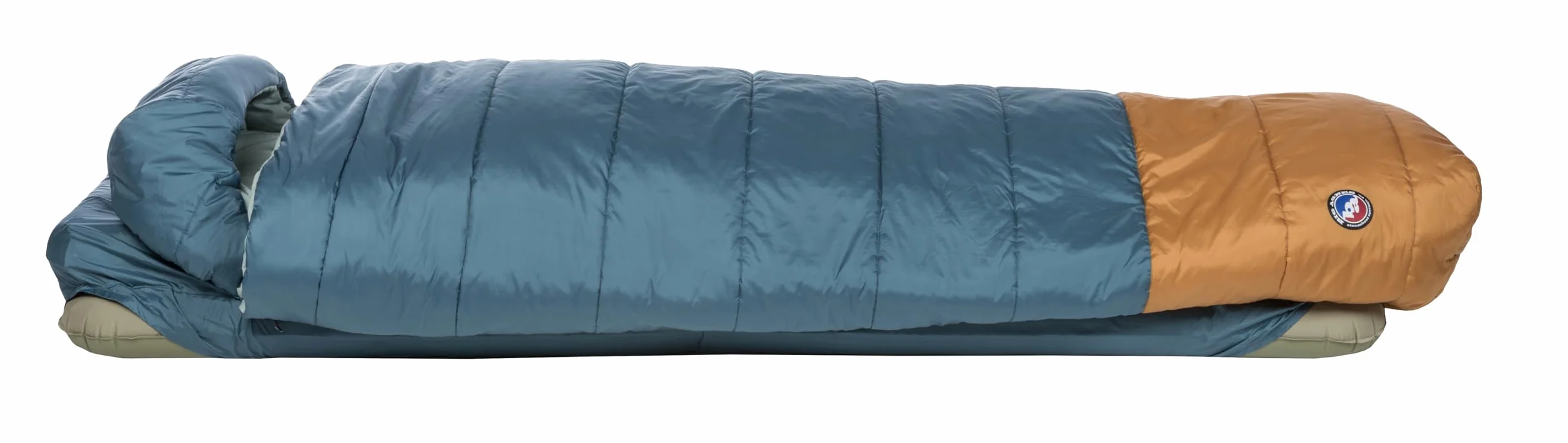 Echo Park - Camping Sleeping Bag | Extra-roomy design with Padlok system, Pillow Barn, draft collar and synthetic insulation for camping comfort
