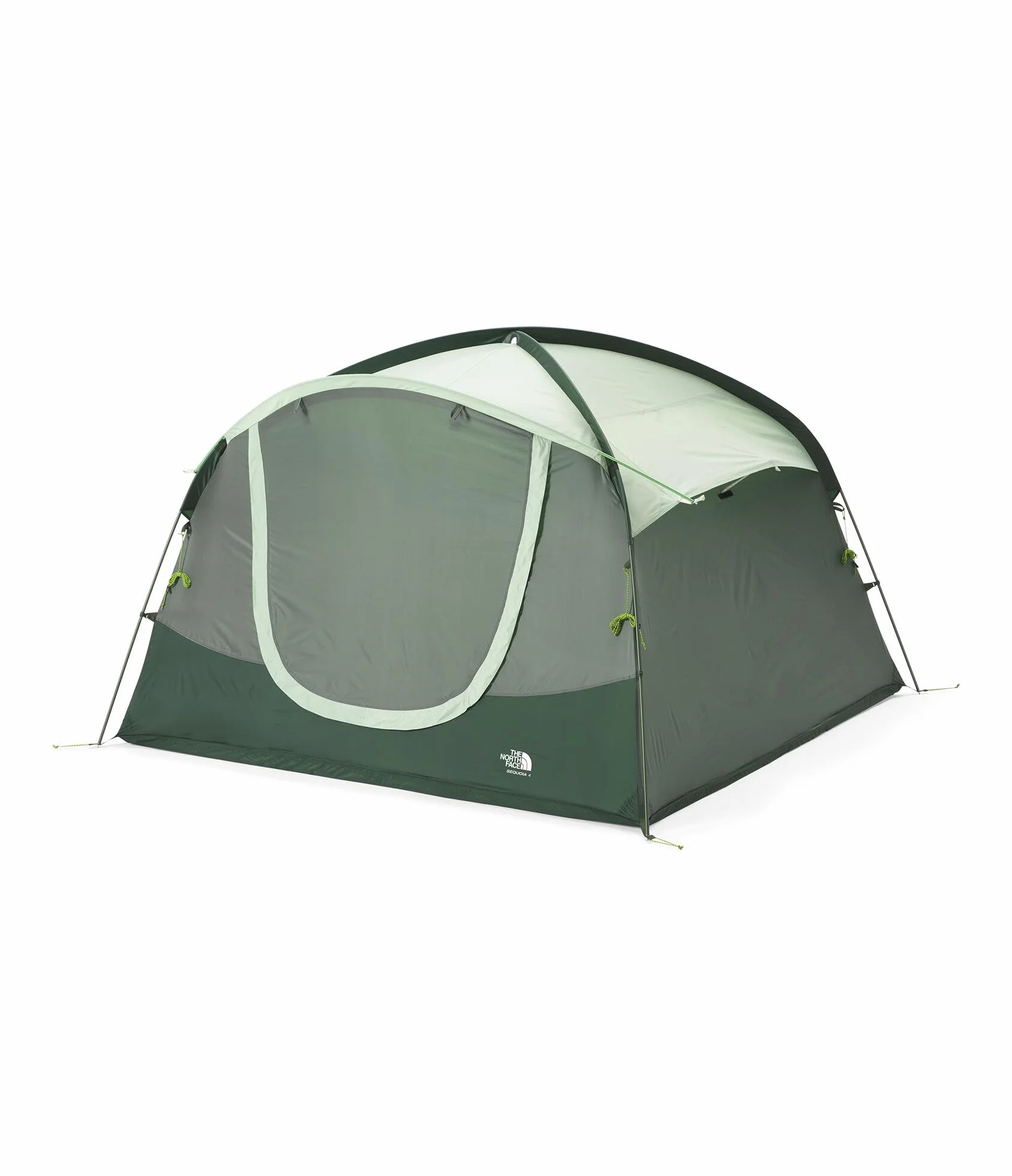 Sequoia 4 WP 4-Person Camping Tent, Agave Grn, OSFA | Four-Person Waterproof Camping Tent, Spacious & Easy to Set Up, 2 Zipper Doors
