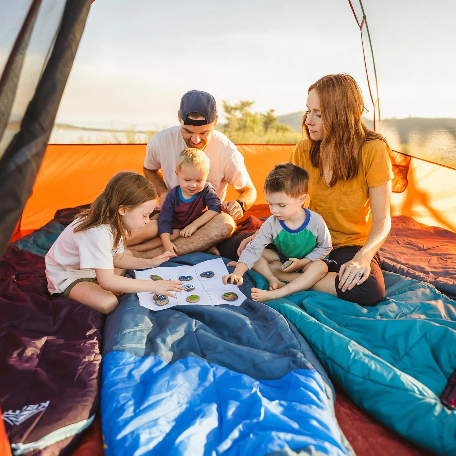 4/6 Person Freestanding Rumpus Tent for Camping, Car Camping, Festivals and Family with Extra Large Vestibule