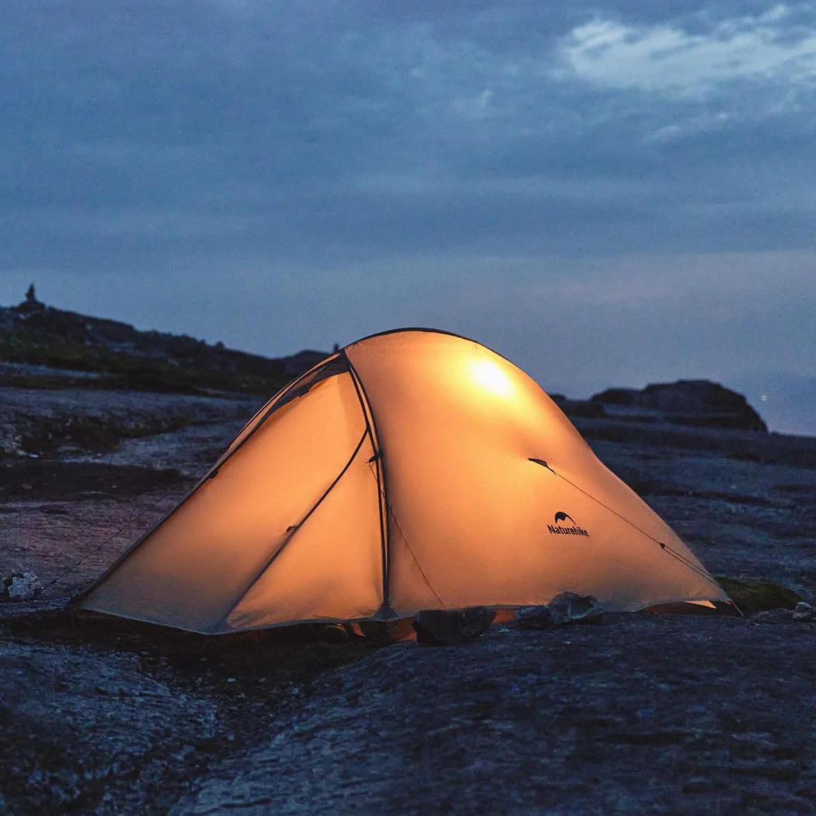 Cloud-Up 2 Person Tent Lightweight Backpacking Tent with Footprint - Free Standing Ultralight Camping Hiking Backpack Tents Two Person Tent
