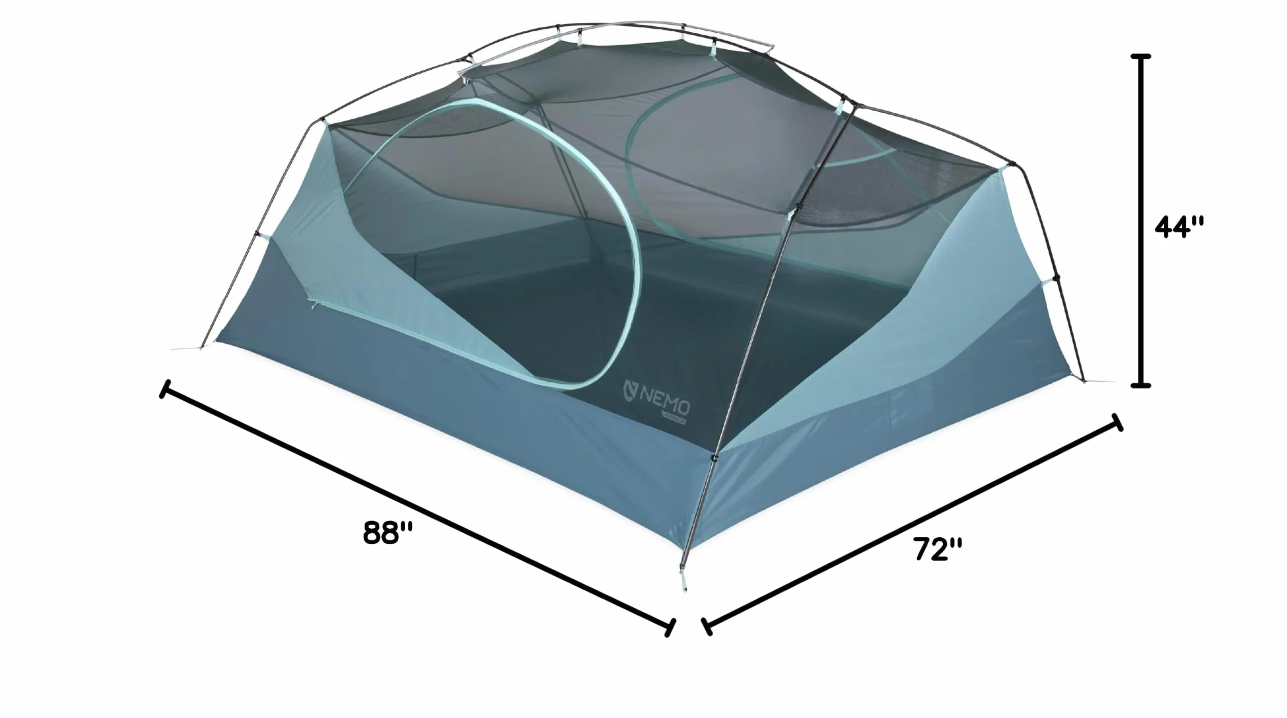 Aurora Backpacking Tent & Footprint | Spacious, Family, Camping, 3-Season