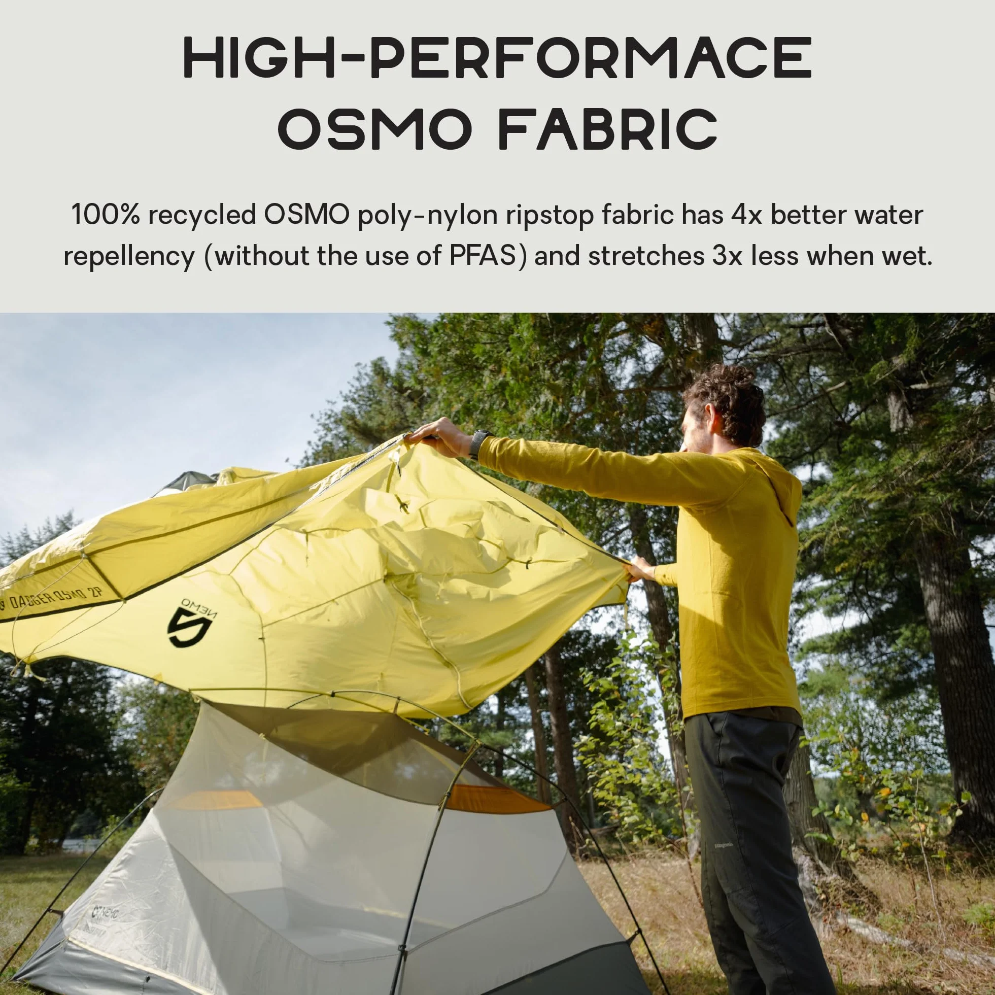 Dagger OSMO Backpacking Tent | Lightweight, Spacious, Versatile, Camping
